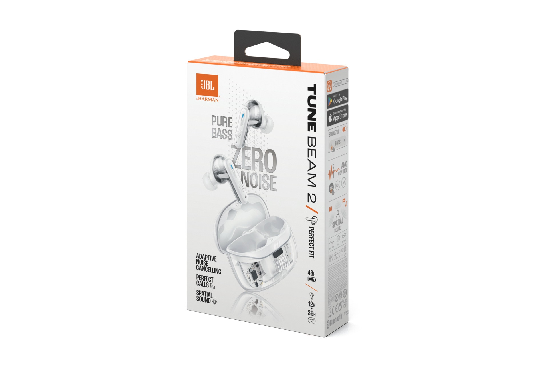 JBL wireless In-Ear-Kopfhörer »TUNE BEAM 2«, A2DP Bluetooth, Active Noise Cancelling (ANC)