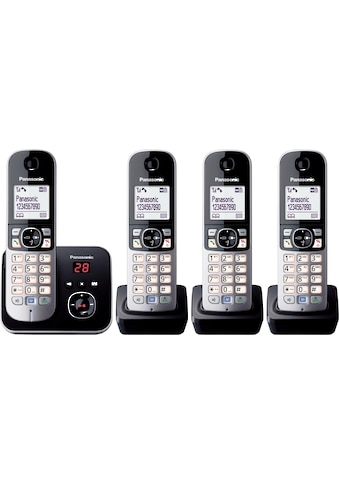Panasonic Schnurloses DECT-Telefon »KX-TG6824GB«, (Mobilteile: 4), Nachtmodis,... kaufen