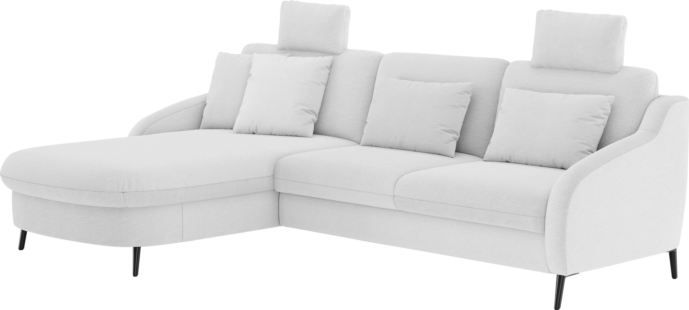 sit&more Ecksofa »Soul L-Form«, wahlweise mit Bettfunktion und Bettkasten oder Schubkasten