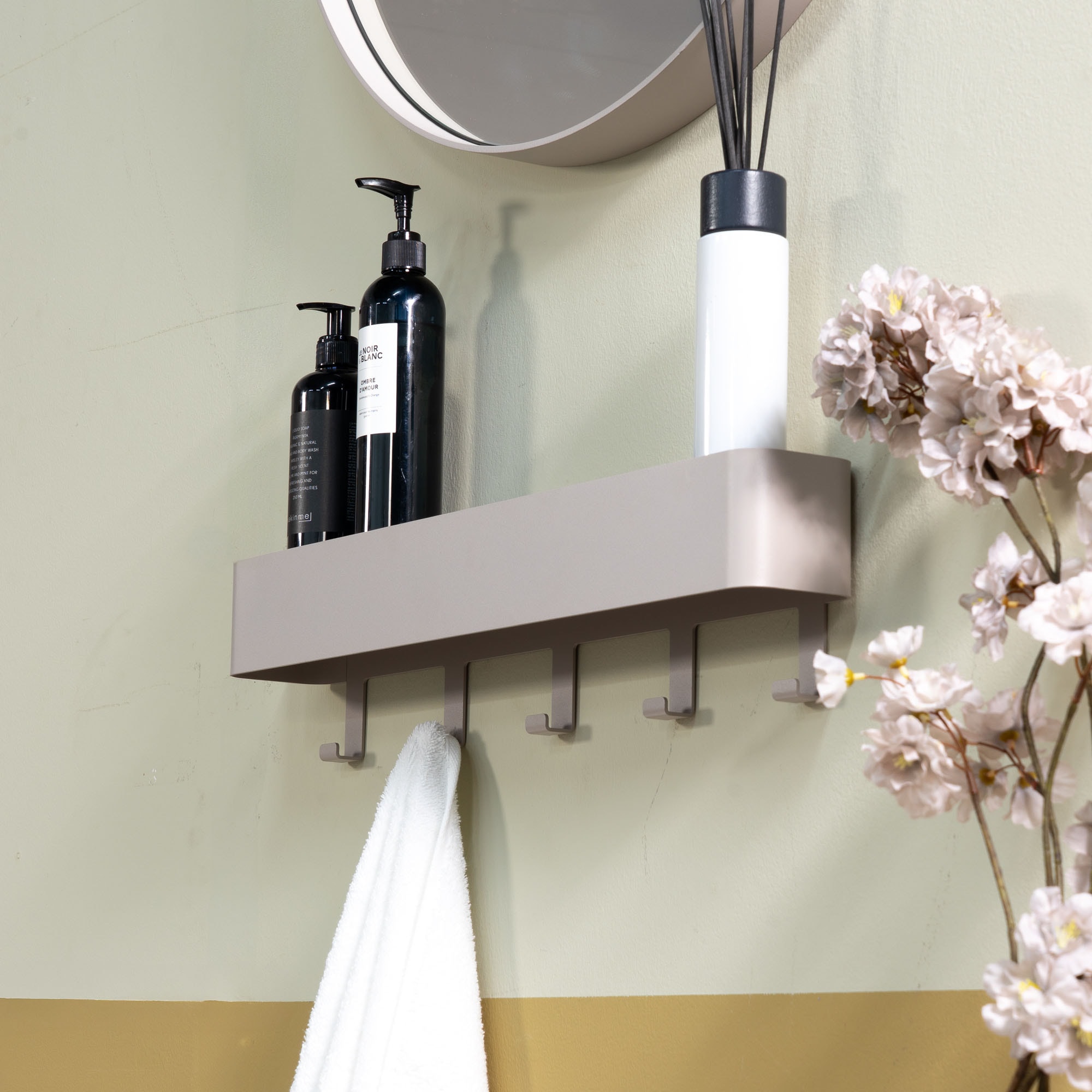 Spinder Design Garderobenhaken Metall, Breite 52 cm