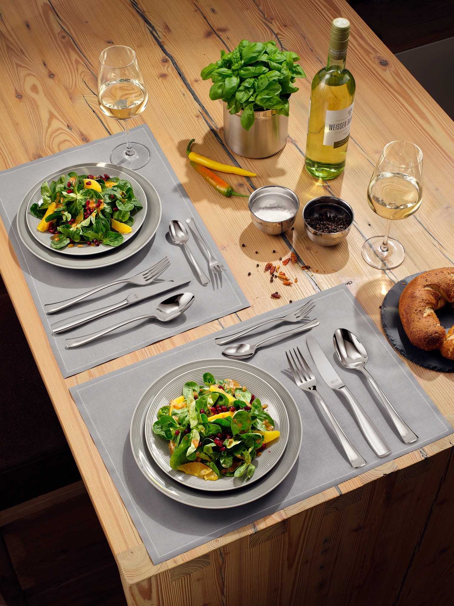 RÖSLE Besteck-Set »FINOS«, (Set, 60 tlg.), inklusive Geschenkkarton günstig online kaufen