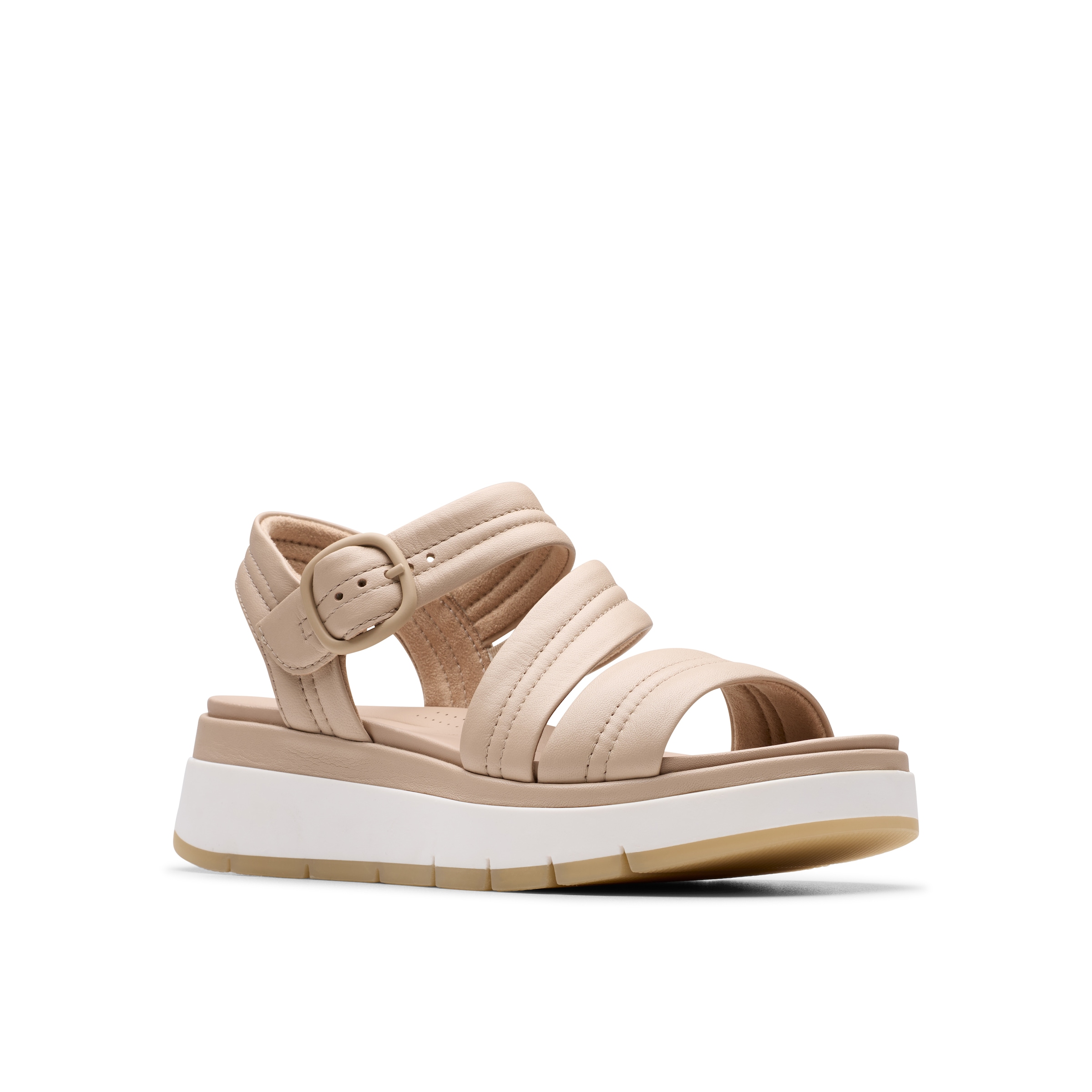 Clarks Sandale »Tuscan Strap«  , Sandalette, Flats, Sommerschuh mit Plateausohle