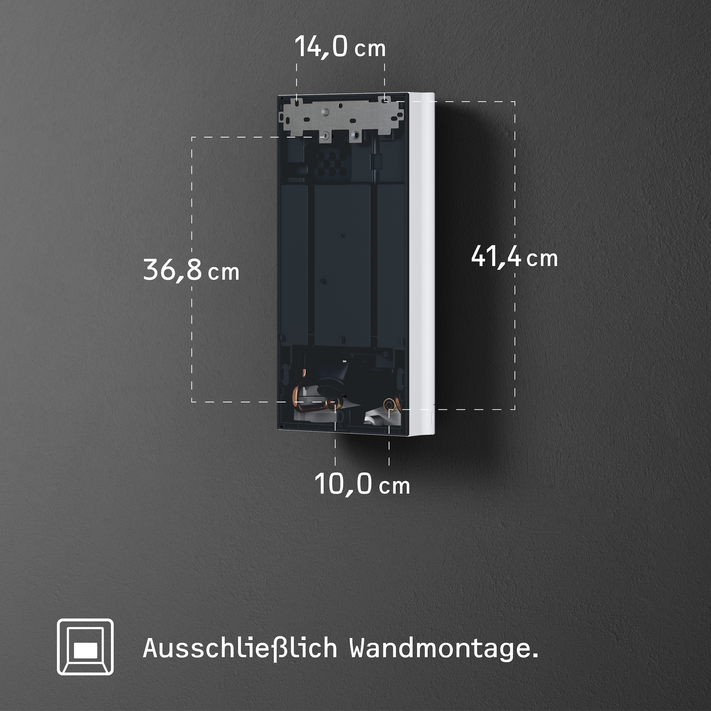 STIEBEL ELTRON Komfort-Durchlauferhitzer »DEL 27 kW Plus, gradgenaue Temperaturwahl«, 3i Technologie für konstante Warmwassertemperatur, Multifunkt.-Display