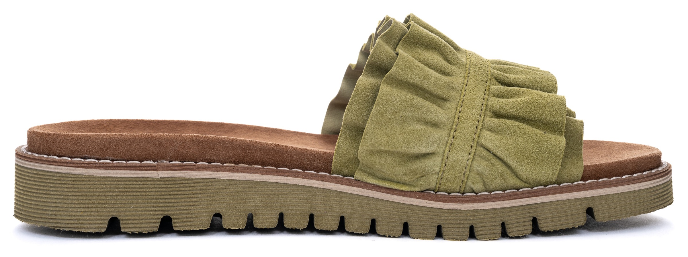 Ara Pantolette »KENT«  , Slides, Flats, Sandale mit geraffter Bandage