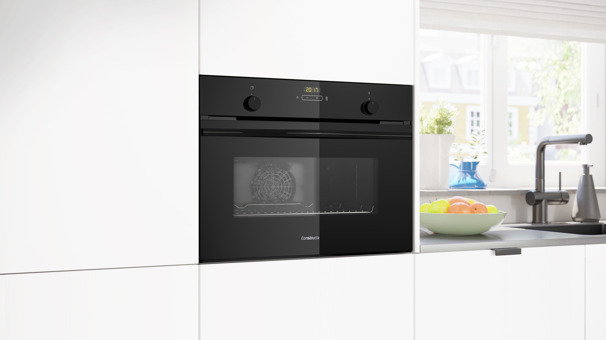 Constructa Backofen »CC4M61063«, mit Teleskopauszug nachrüstbar, Hydrolyse günstig online kaufen