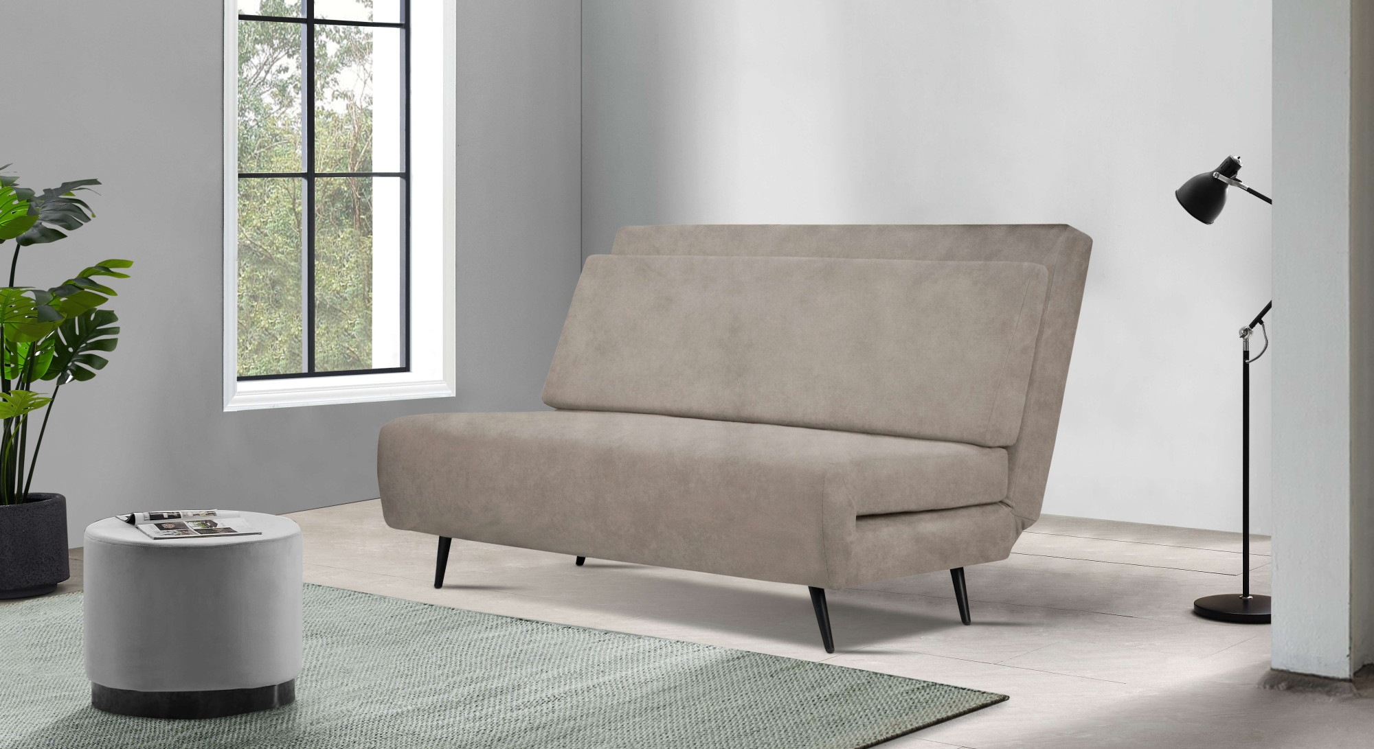 Home affaire Schlafsofa »Linnea« Daybed mit aufklappbarer Liegefläche, in W günstig online kaufen