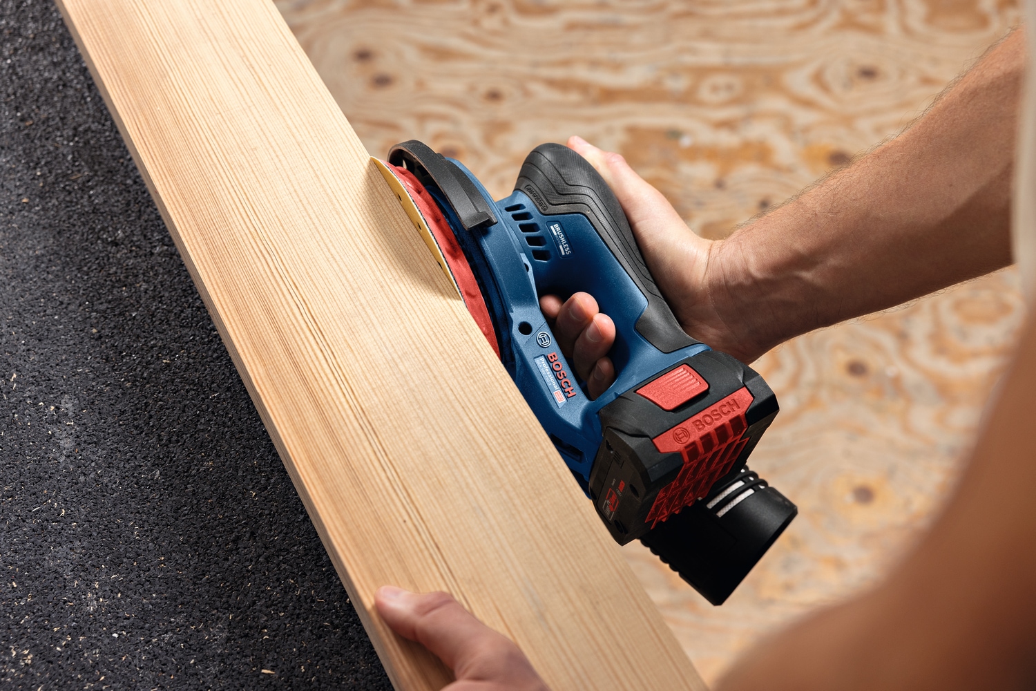 Bosch Professional Akku-Exzenterschleifer »»GEX 18V-150-3 solo««, in L-BOXX 162, ohne Akku, ohne Ladegerät