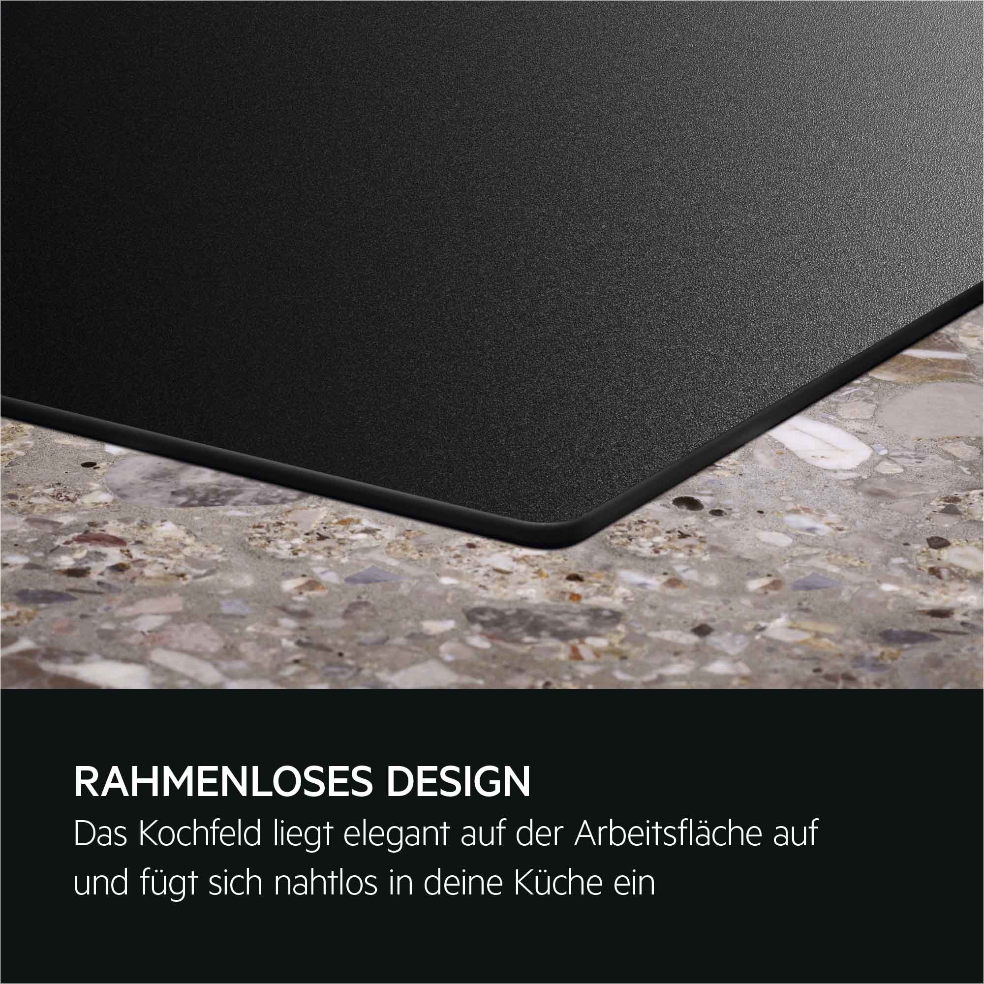 AEG Backofen-Set »HH24BSISML« mit 1-fach-Teleskopauszug Aqua Clean Autarker Backofen & Induktionskochfeld: SaphirMatt 4× kratzresistenter