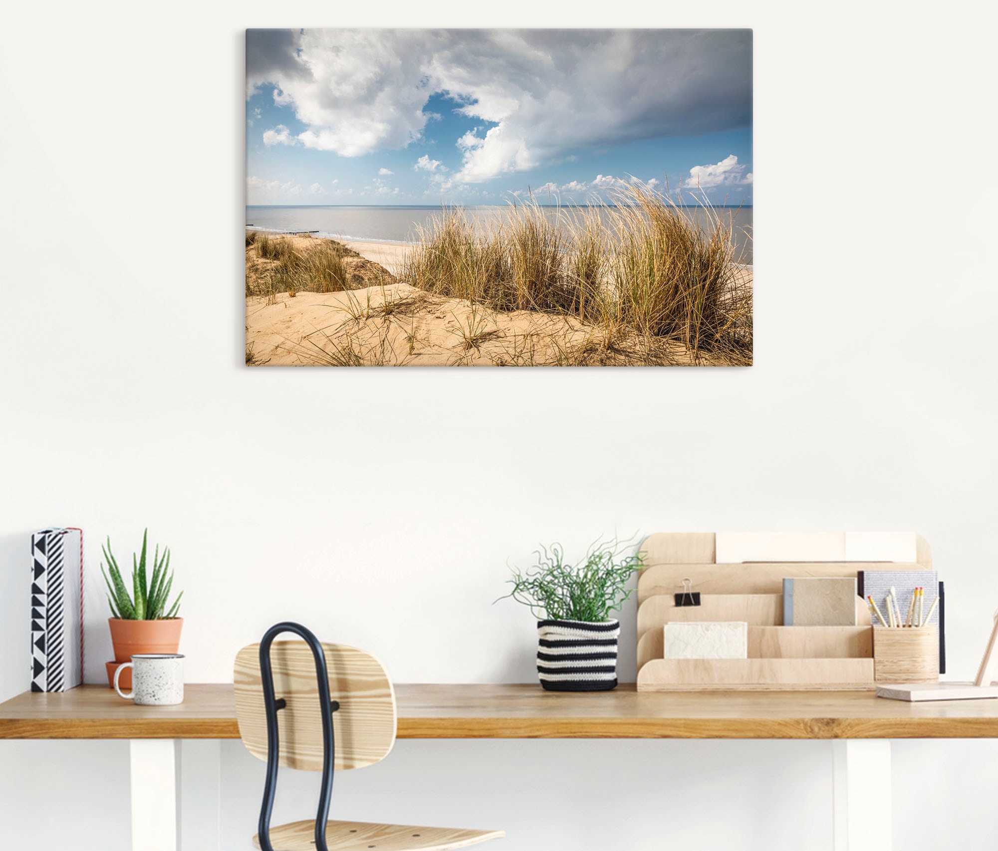 Artland Wandbild »Weg durch die Dünen am Roten Kliff«, Strandbilder, (1 St. günstig online kaufen