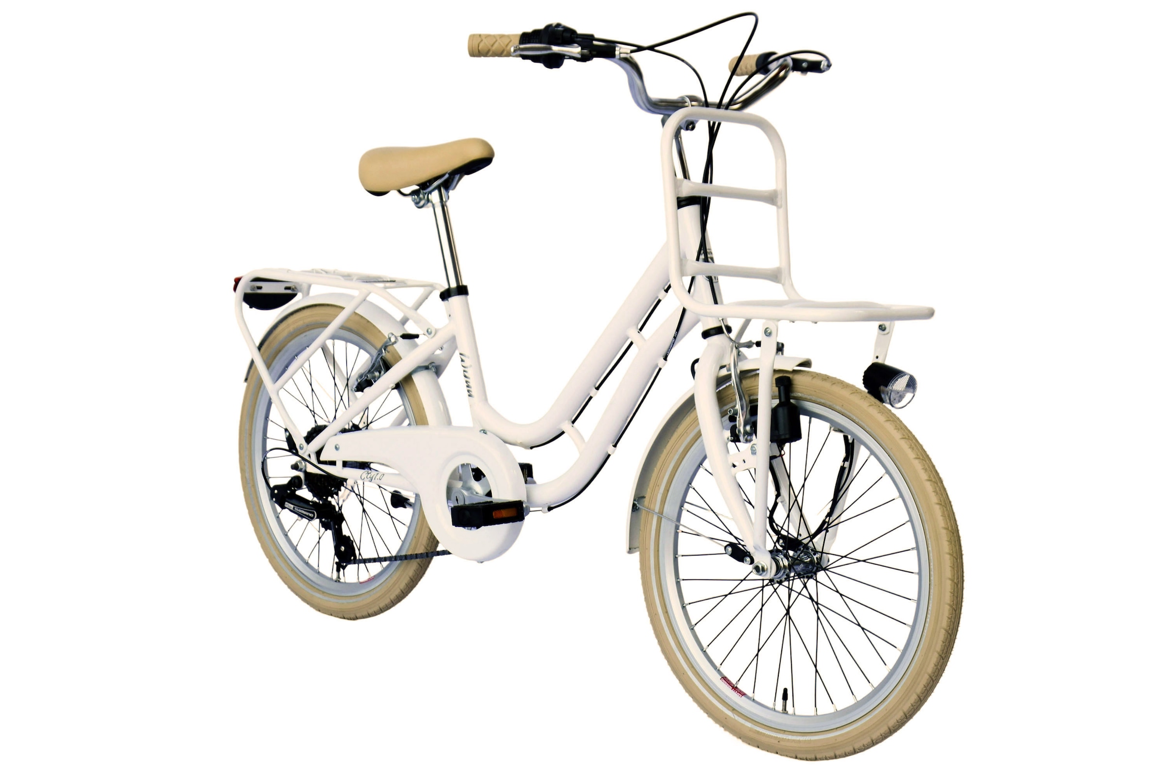 WYNN Kinderfahrrad »Kinderfahrrad 20 Zoll Shimano Tourney 6 Gang V-Brake Kinder KID1.0« 6 Gang Shimano Tourney Schaltwerk Kettenschaltung
