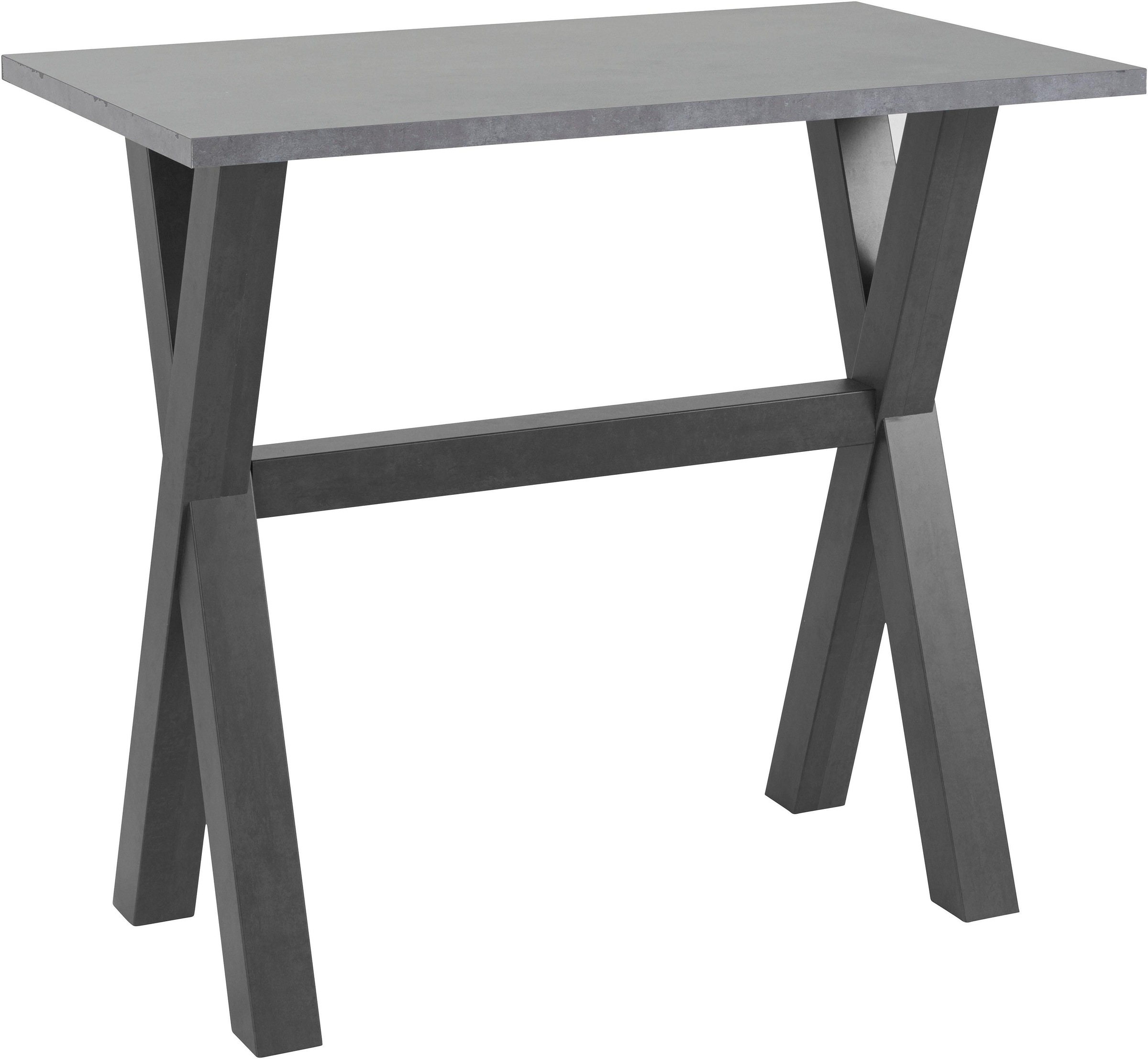 Mäusbacher Bartisch, Gestell in X-Form (Breite 120, 140 oder 160 cm) günstig online kaufen