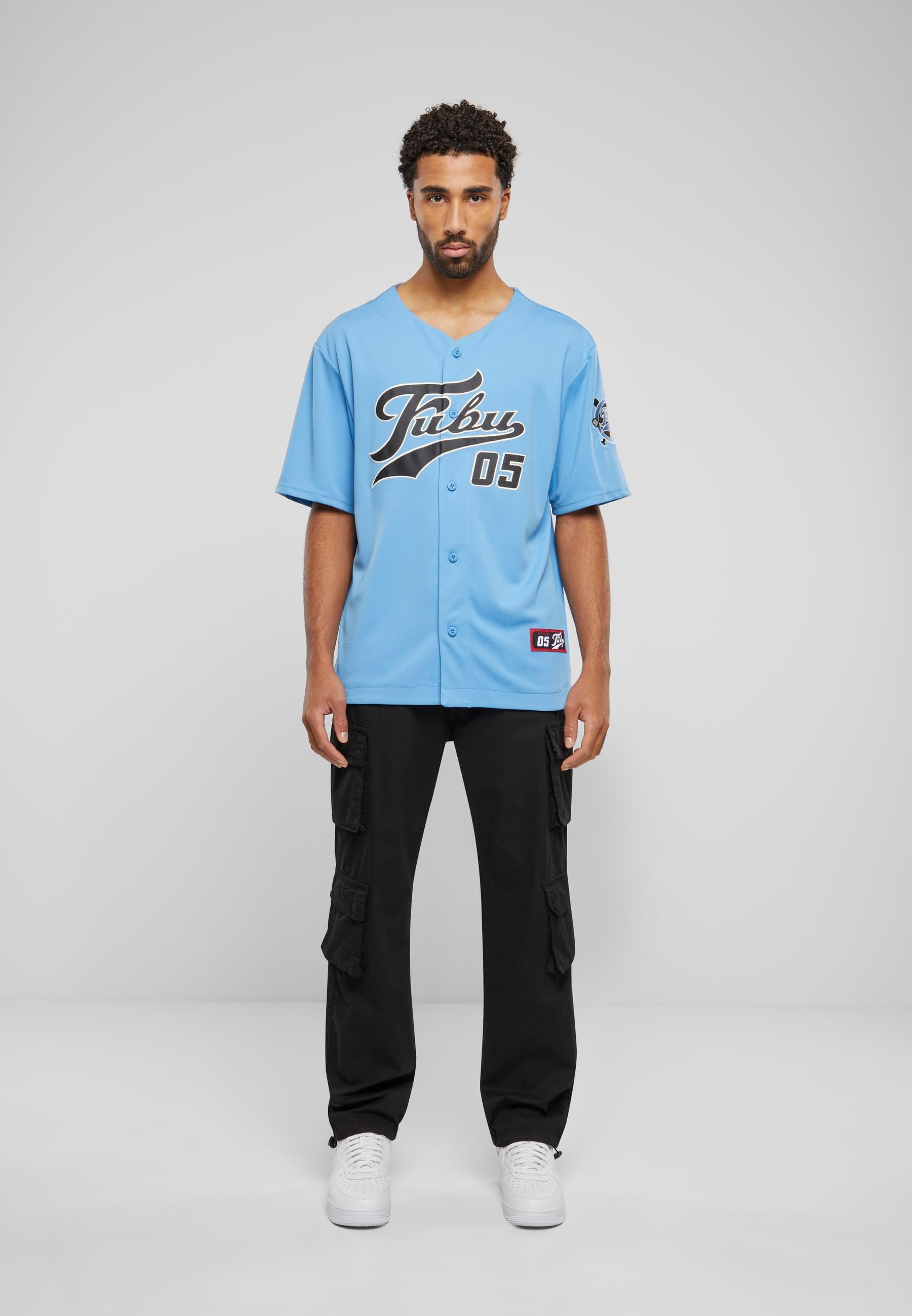 Fubu T-Shirt »Fubu Herren FM241-007-3 Fubu Varsity Baseball Jersey« 1 Stk.