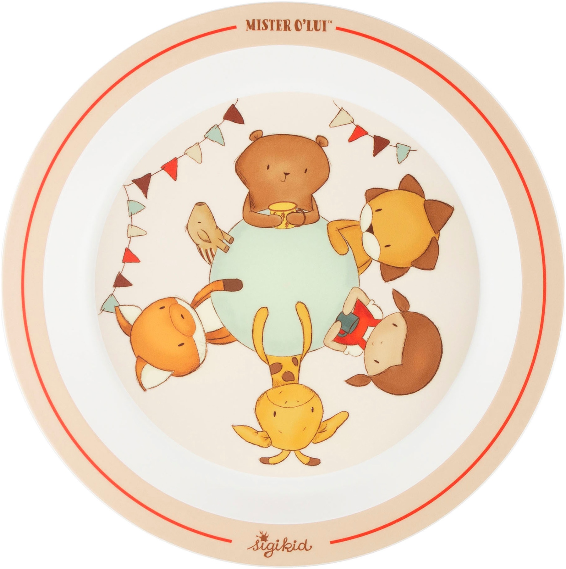 Sigikid Kindergeschirr-Set »Kuschelfreunde, Mister O'Lui«