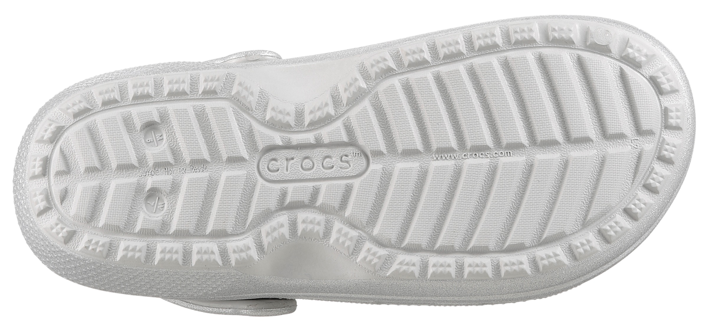 Crocs Clog »Classic Fuzz Lined Glitter«  mit Lüftungsöffnungen