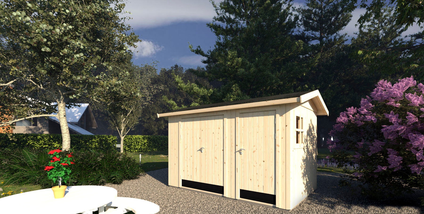 Palmako Gerätehaus »Olaf«, natur