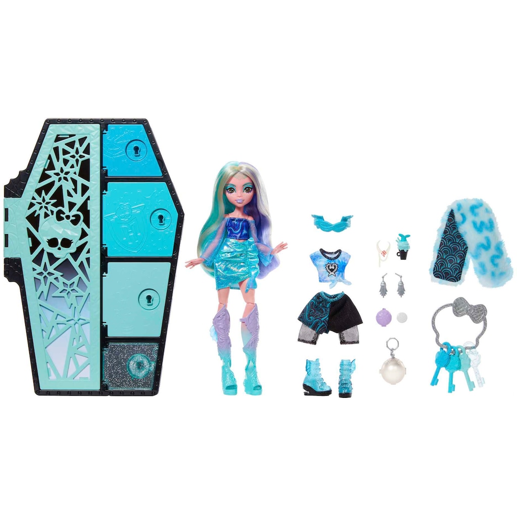 Mattel® Anziehpuppe »Monster High, Verborgene Schätze: Lagoona Blue, Fearidescent-Serie«