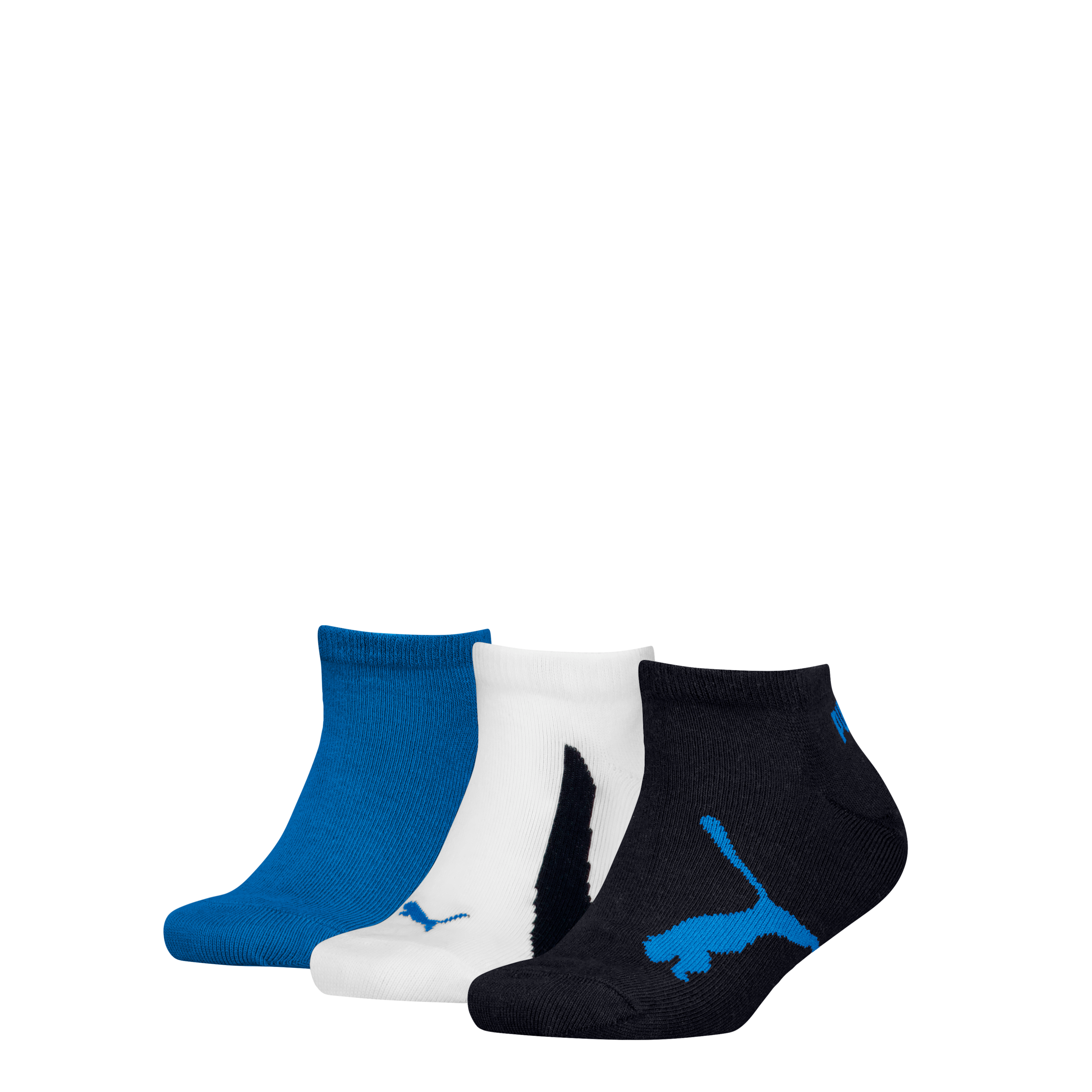 PUMA Sneakersocken »PUMA KIDS BWT SNEAKER 3P« 3 Paar,  Flache Zehennähte, Logo