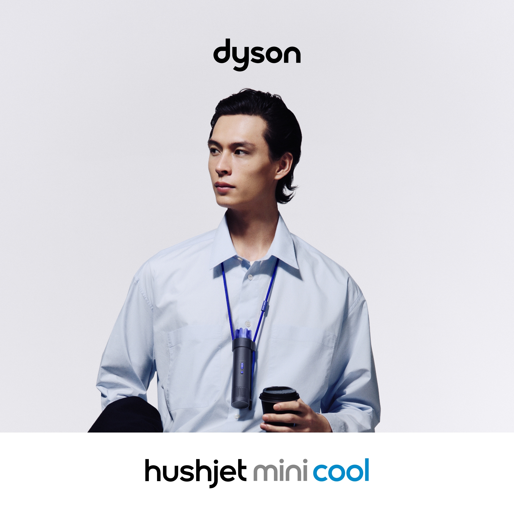 DYSON Handventilator »HushJet Mini Cool« 360° drehbare bladeless Düse, leise, mobil, 5 Luftstufen, Boost-Modus
