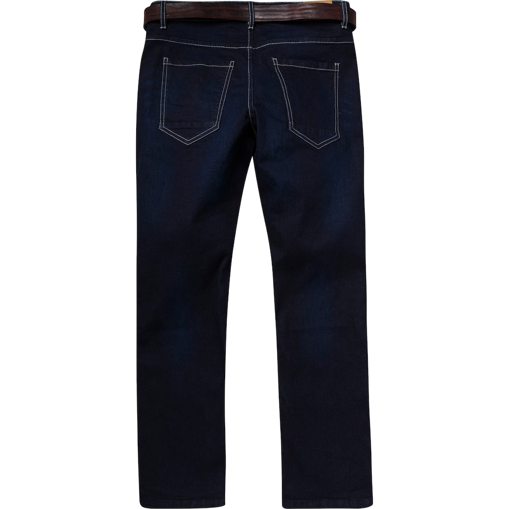 John Devin Straight-Jeans, mit Stretch