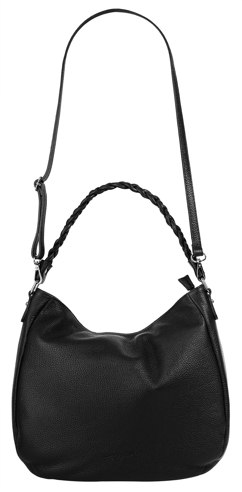 Samantha Look Henkeltasche, echt Leder, Made in Italy