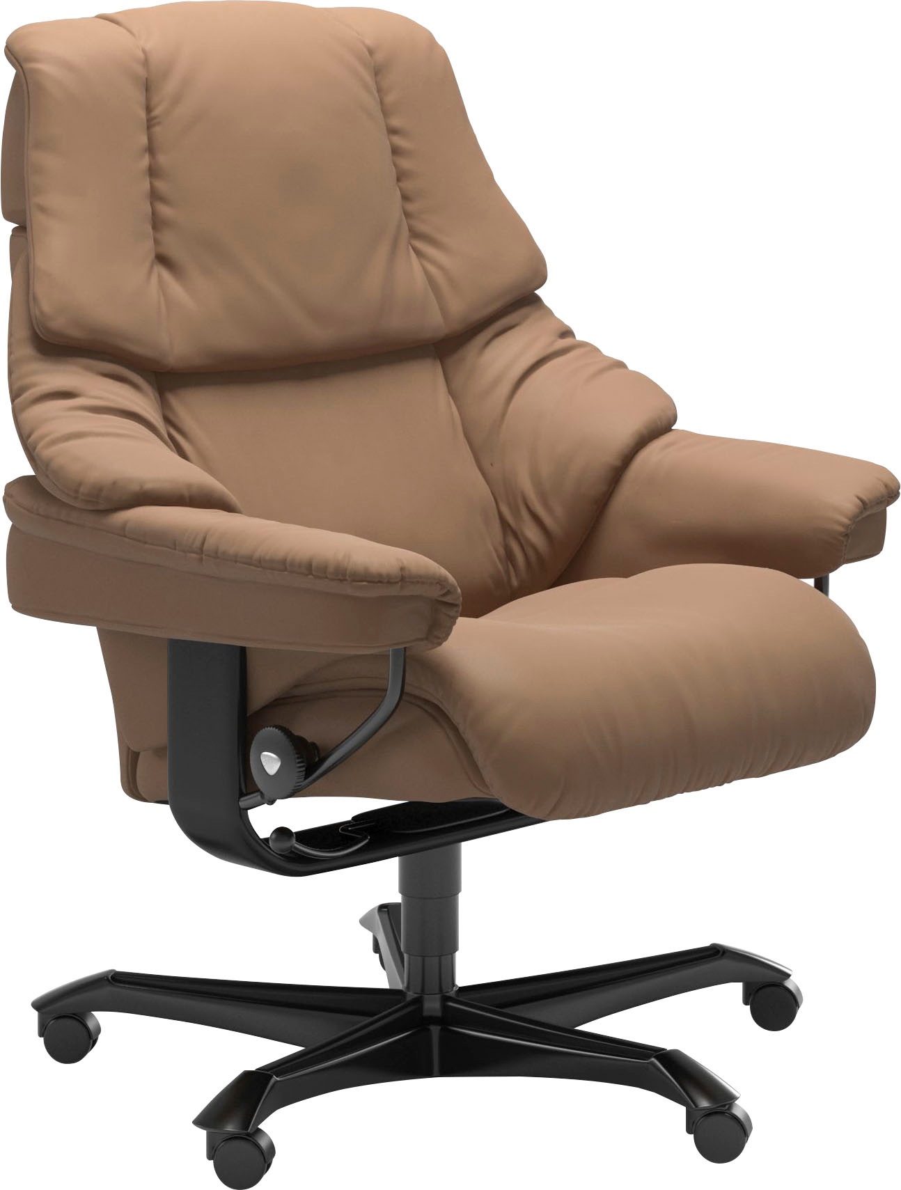 Stressless® Relaxsessel »Reno«, mit Home Office Base, Größe M, Gestell Schwarz