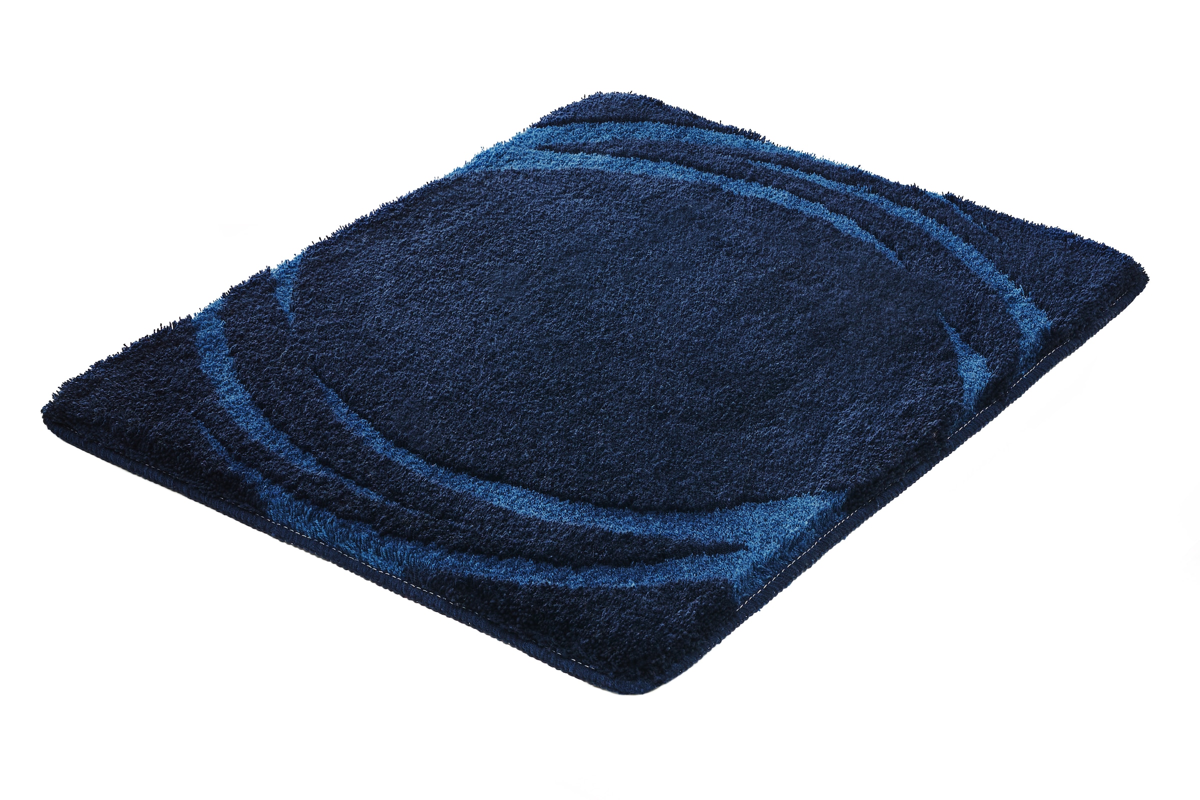 Kleine Wolke Badematte »»Mystic«« Höhe 25 mm rutschhemmend beschichtet fußbodenheizungsgeeignet Badteppich, modernes Design, Hoch-Tief Effekt, rechteckig & rund