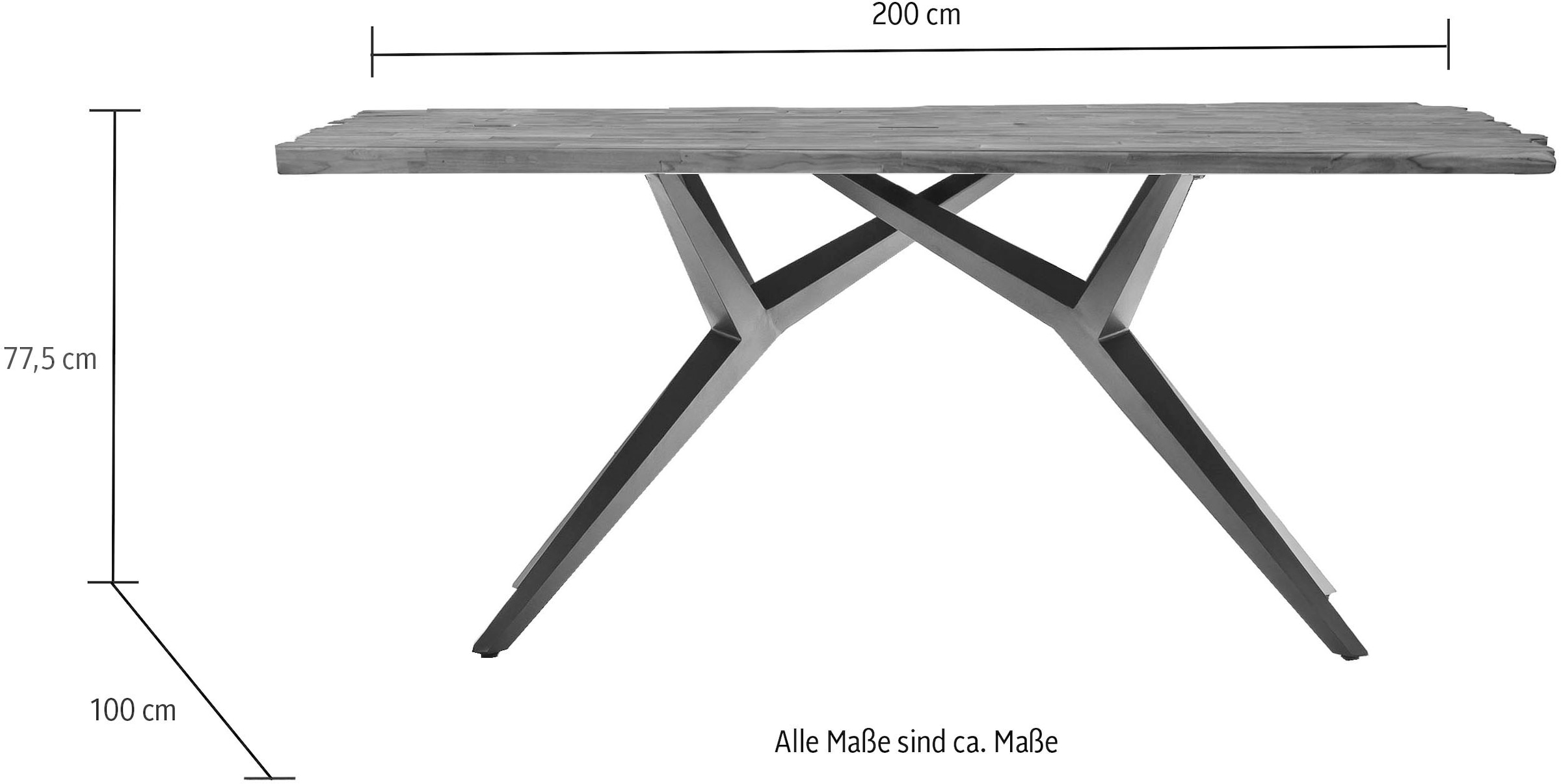 SIT Esstisch, mit Bruchkante