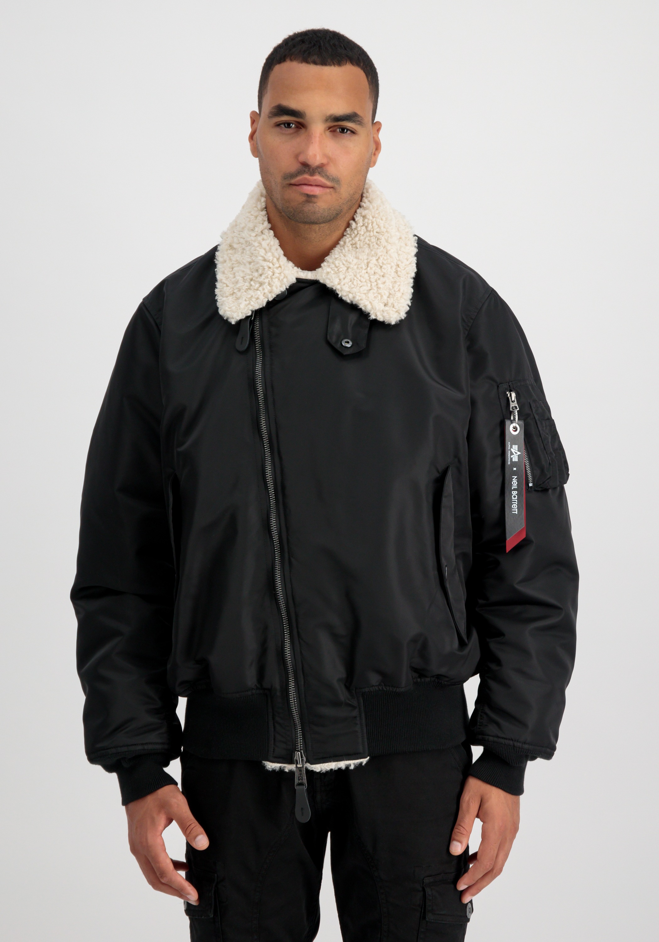 Alpha Industries Bomberjacke »NB MA-1 B-3 Biker Jacket«