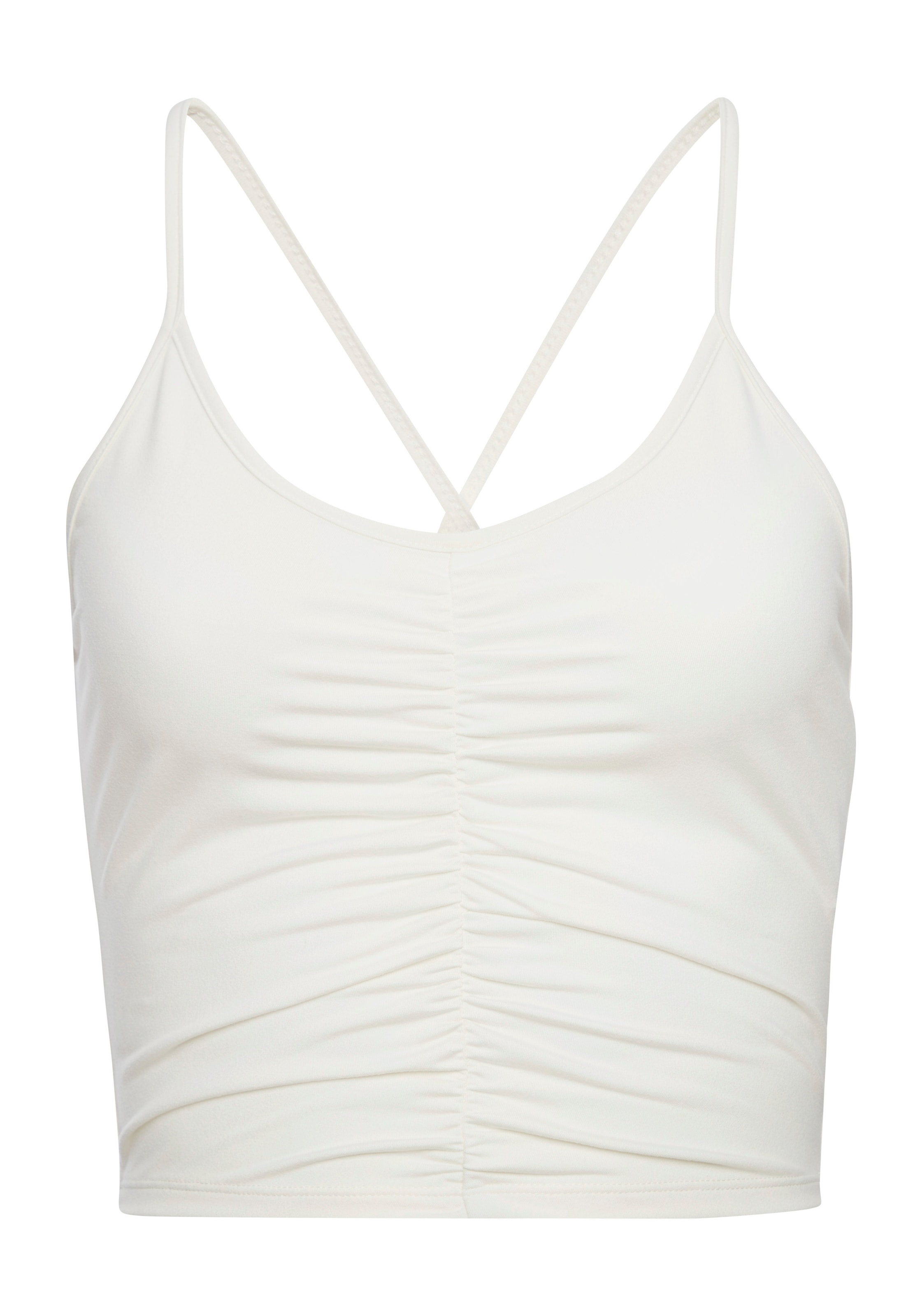 LASCANA ACTIVE Crop-Top mit Raffung