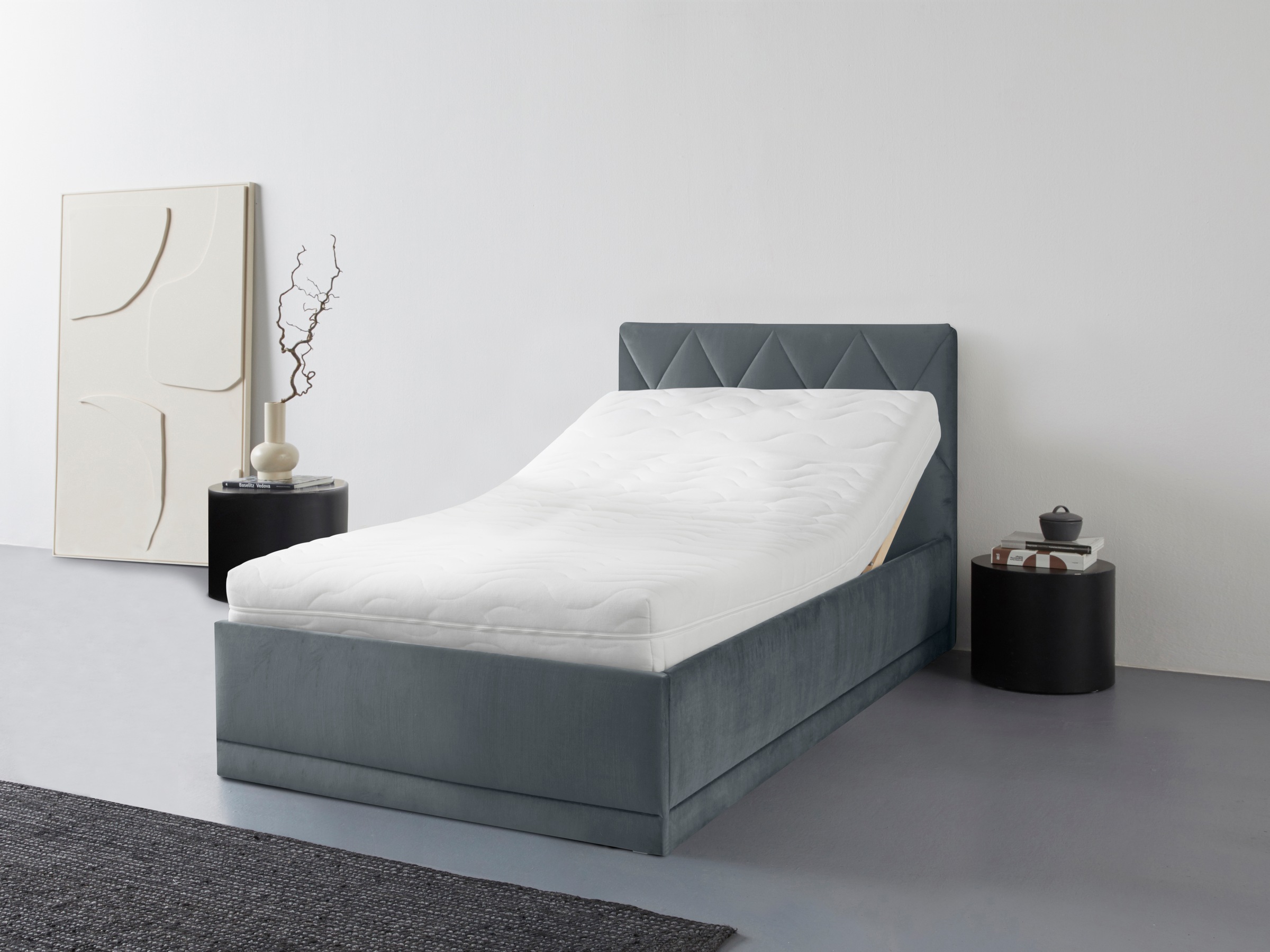 Westfalia Schlafkomfort Polsterbett "Adamas" auch mit Bettkasten, Knopfheft günstig online kaufen