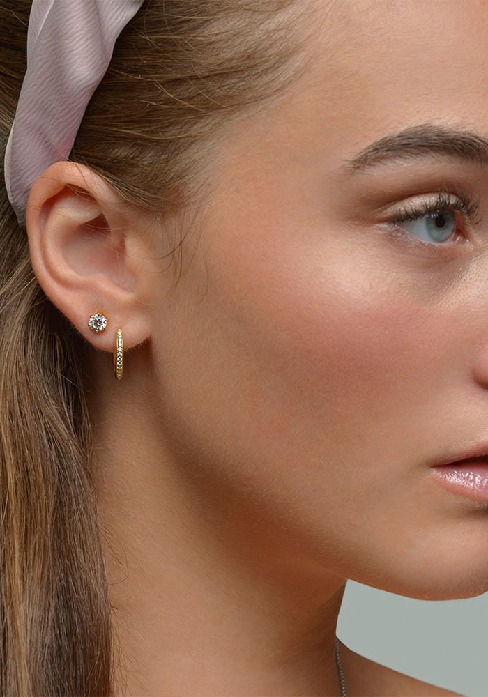 Engelsrufer Paar Ohrstecker »Shiny« mit Zirkonia (synth.)