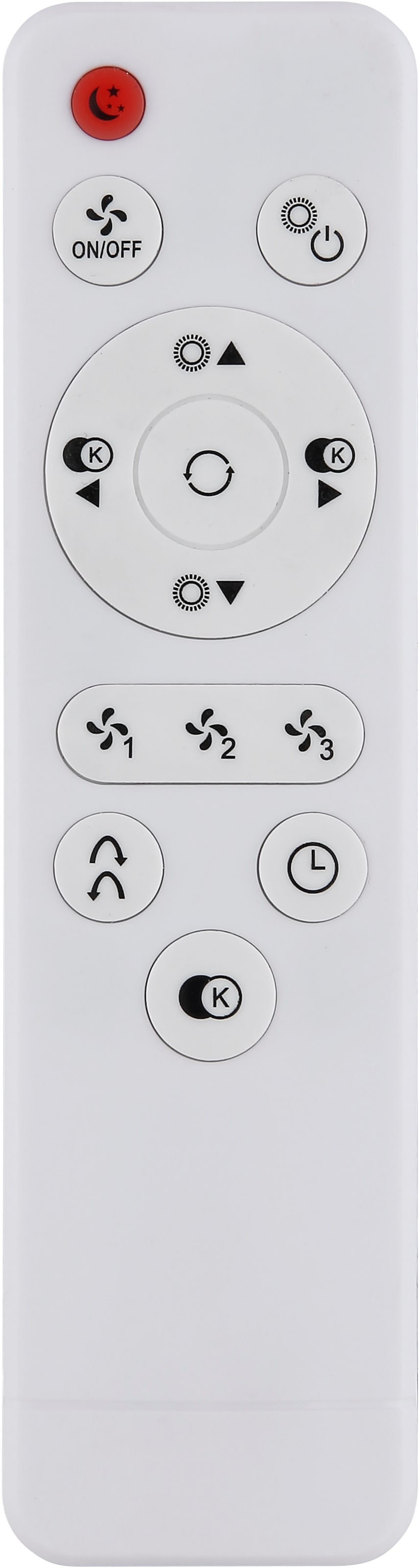 GLOBO LIGHTING Deckenleuchte »TREVINO« LED-Modul 1 Stk. warmweiß - kaltweiß Ventilator kühlen-heizen holzoptik rauchfarben CCT 2700-6000K elegant