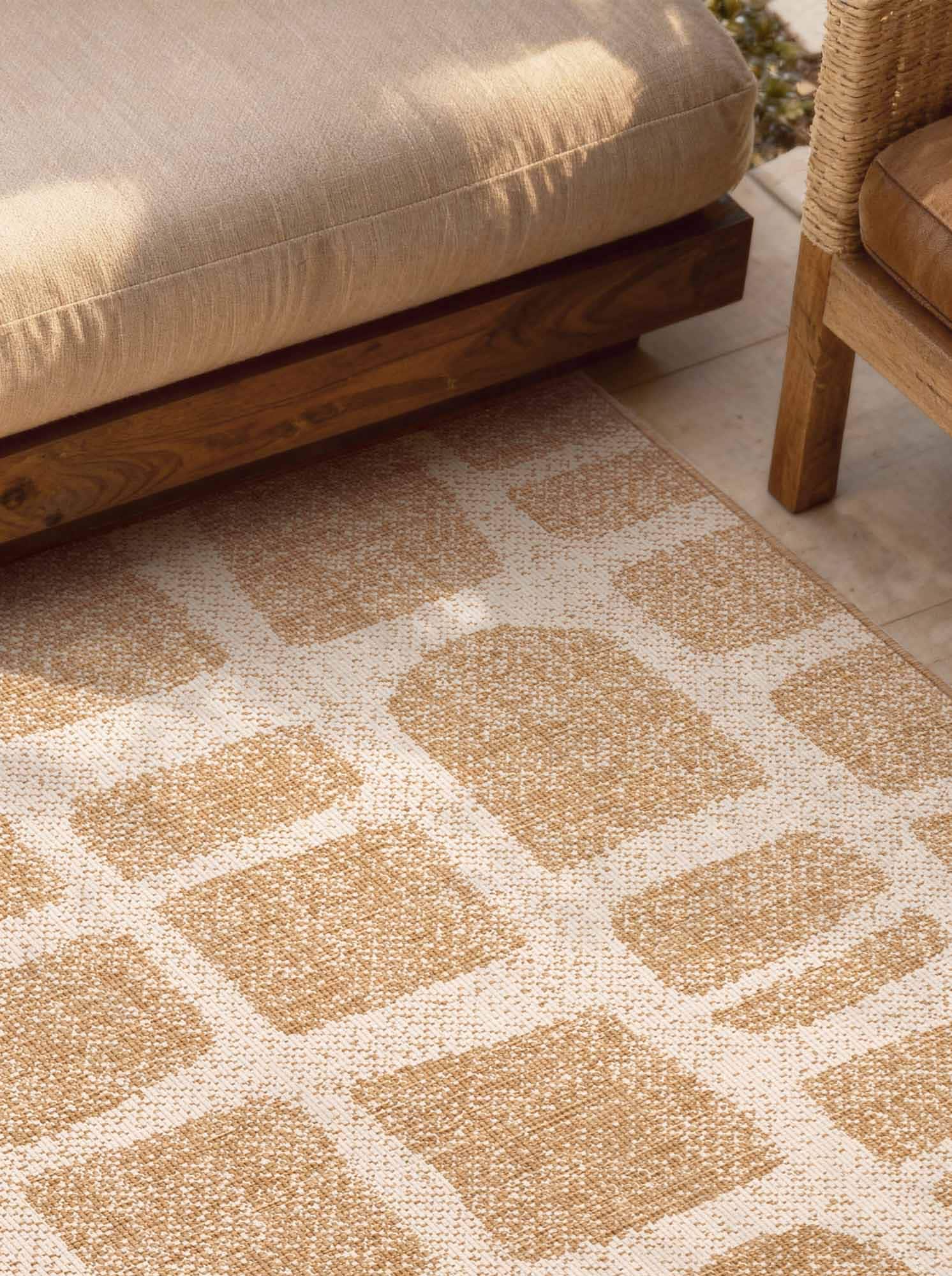 Ted Baker Teppich »Ruskin« rechteckig 8 mm Höhe Designteppich, Wetterfest, Pflegeleicht, Modern, Wohnzimmer, Terrasse