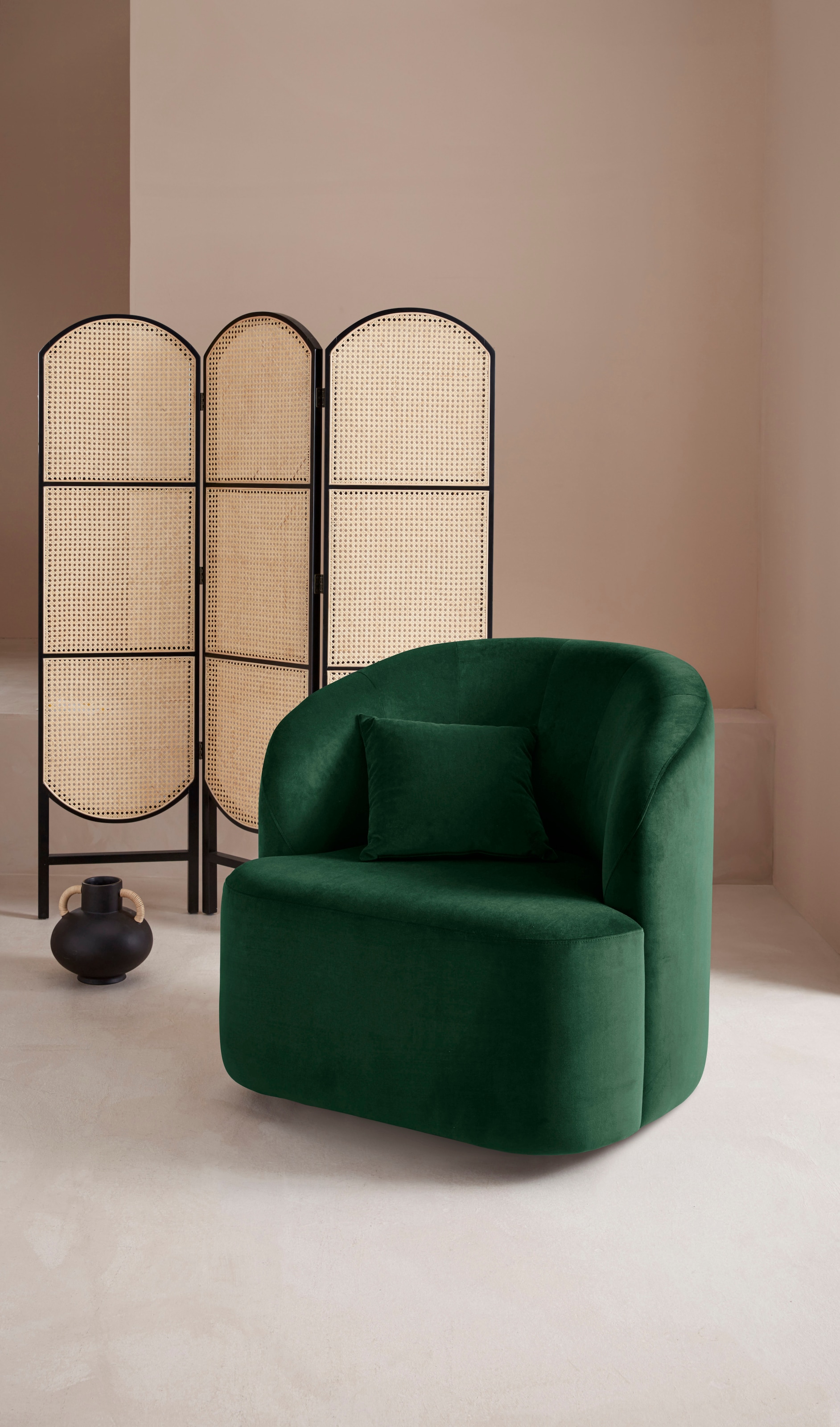 LeGer Home by Lena Gercke Drehsessel »Dilara Sessel« gerundete Rückenlehne günstig online kaufen