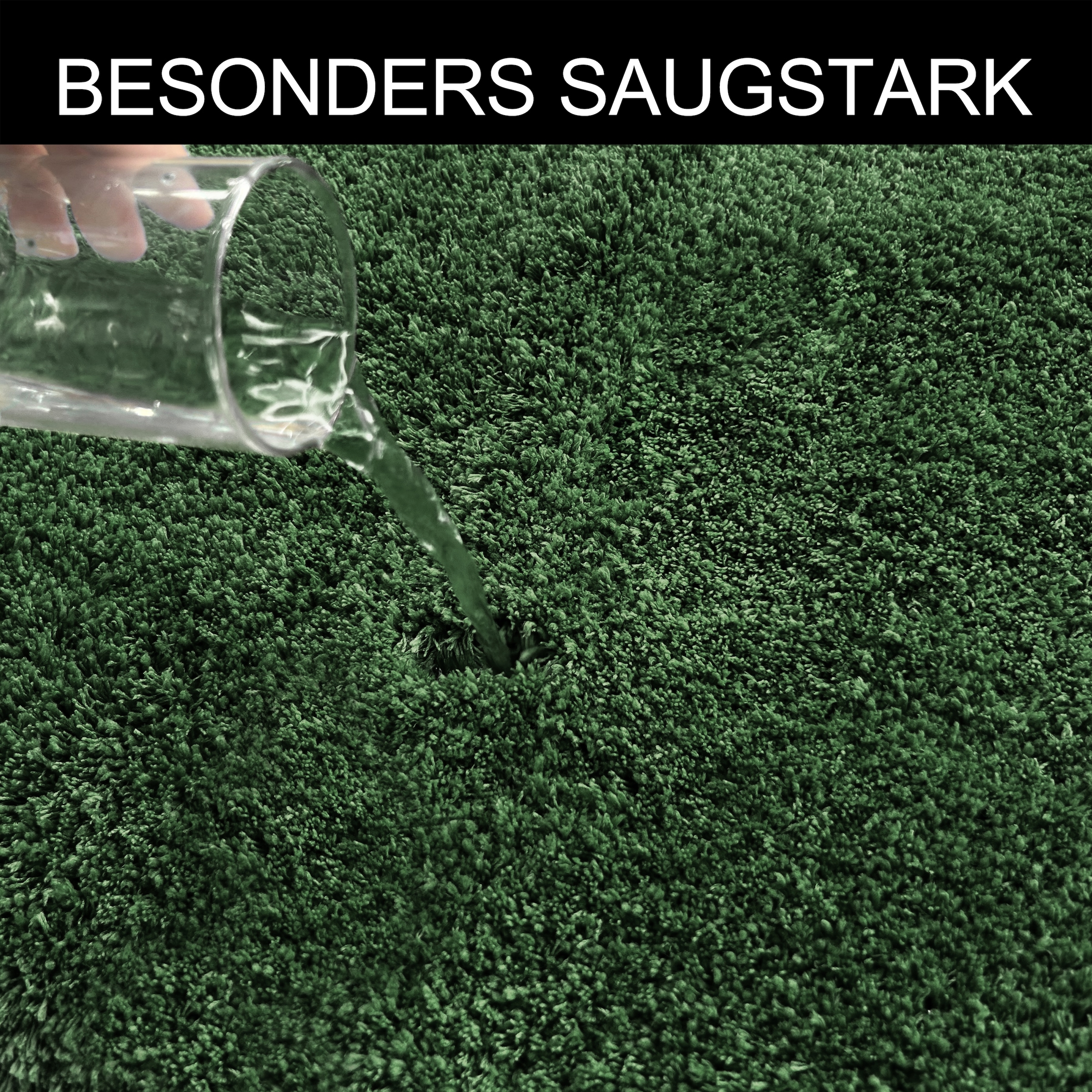 Möve Badematte »Superwuschel, Badvorleger, Badezimmer Teppich« Höhe 40 mm rutschhemmend beschichtet fußbodenheizungsgeeignet | schnell trocknend | strapazierfähig Mikrofaser-Badematte, Badteppich, rechteckig, rund & als 3-tlg. Set