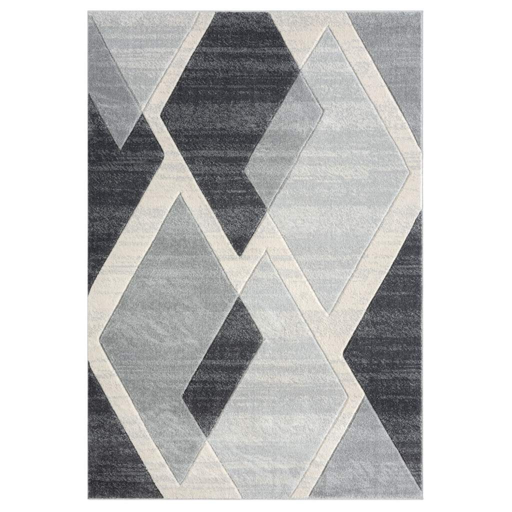 Carpet City Teppich »BONITO 7167«, rechteckig, 11 mm Höhe, Läufer, Flachflor, Hochtief-Muster/ 3D-Effekt, Geo-Muster, Wohnzimmer