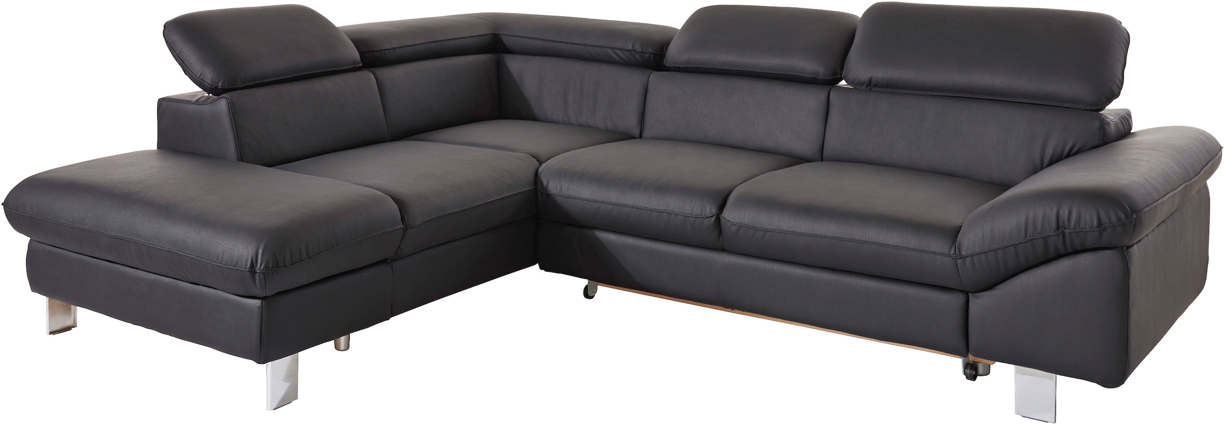 COTTA Ecksofa »Driver L-Form«, mit Kopfteilverstellung, wahlweise mit Bettfunktion & Bettkasten