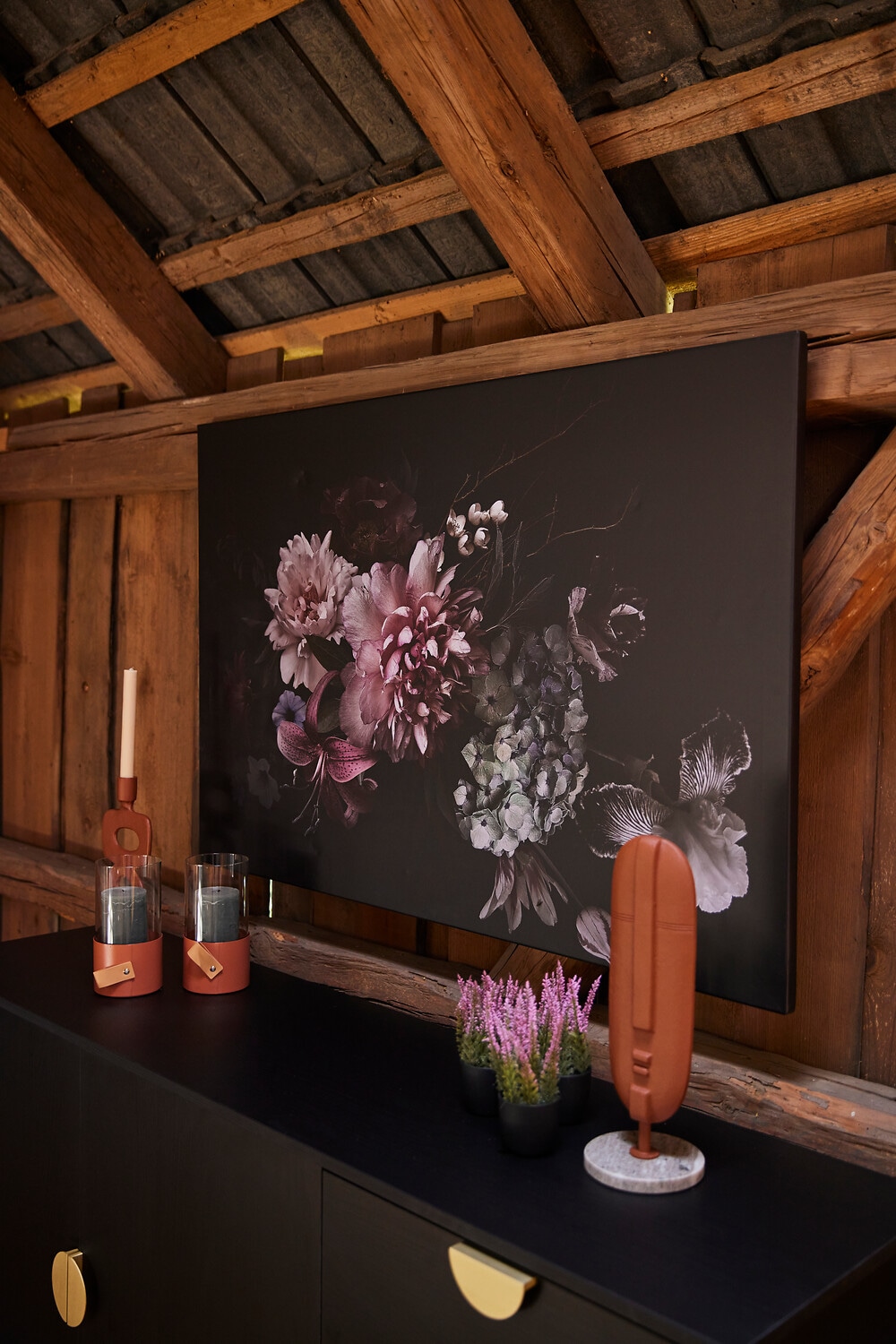 Bönninghoff Leinwandbild »Wandbild BLUMEN 78x118 cm – Leinwandbild Keilrahmen Deko modern« Blumen | Blumenbilder | Orchidee 1 Stk. tlg. auf Keilrahmen gespannt