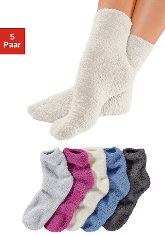 Kuschelsocken, (Set, 5 Paar)