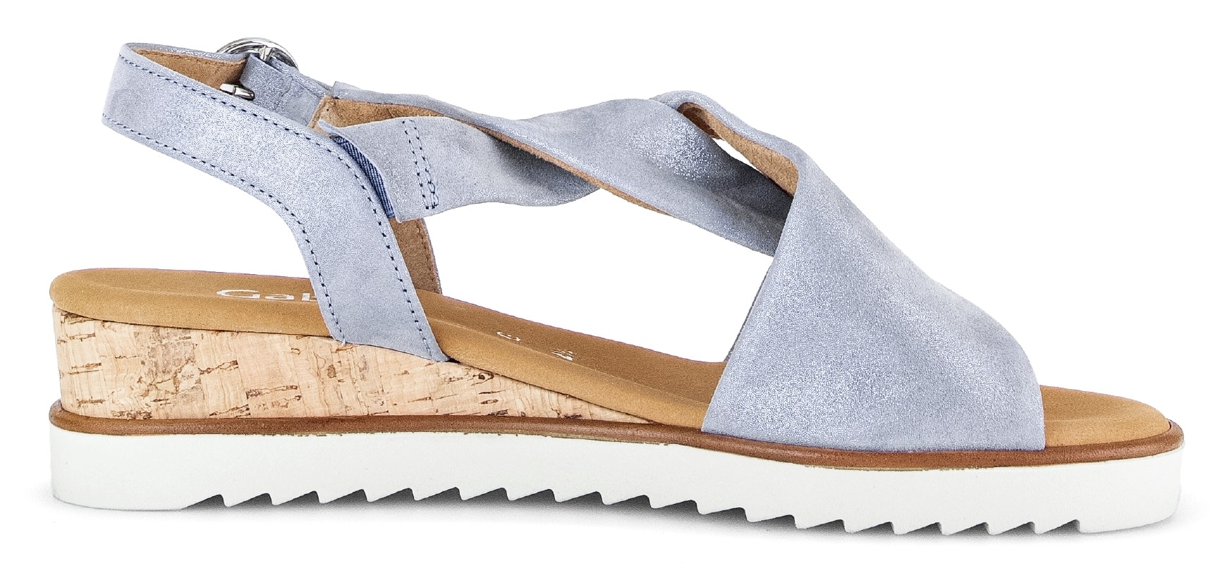 Gabor Sandalette »GENUA«  , Sommerschuh, Sandale, Keilabsatz, mit verstellbarem Fersenriemchen