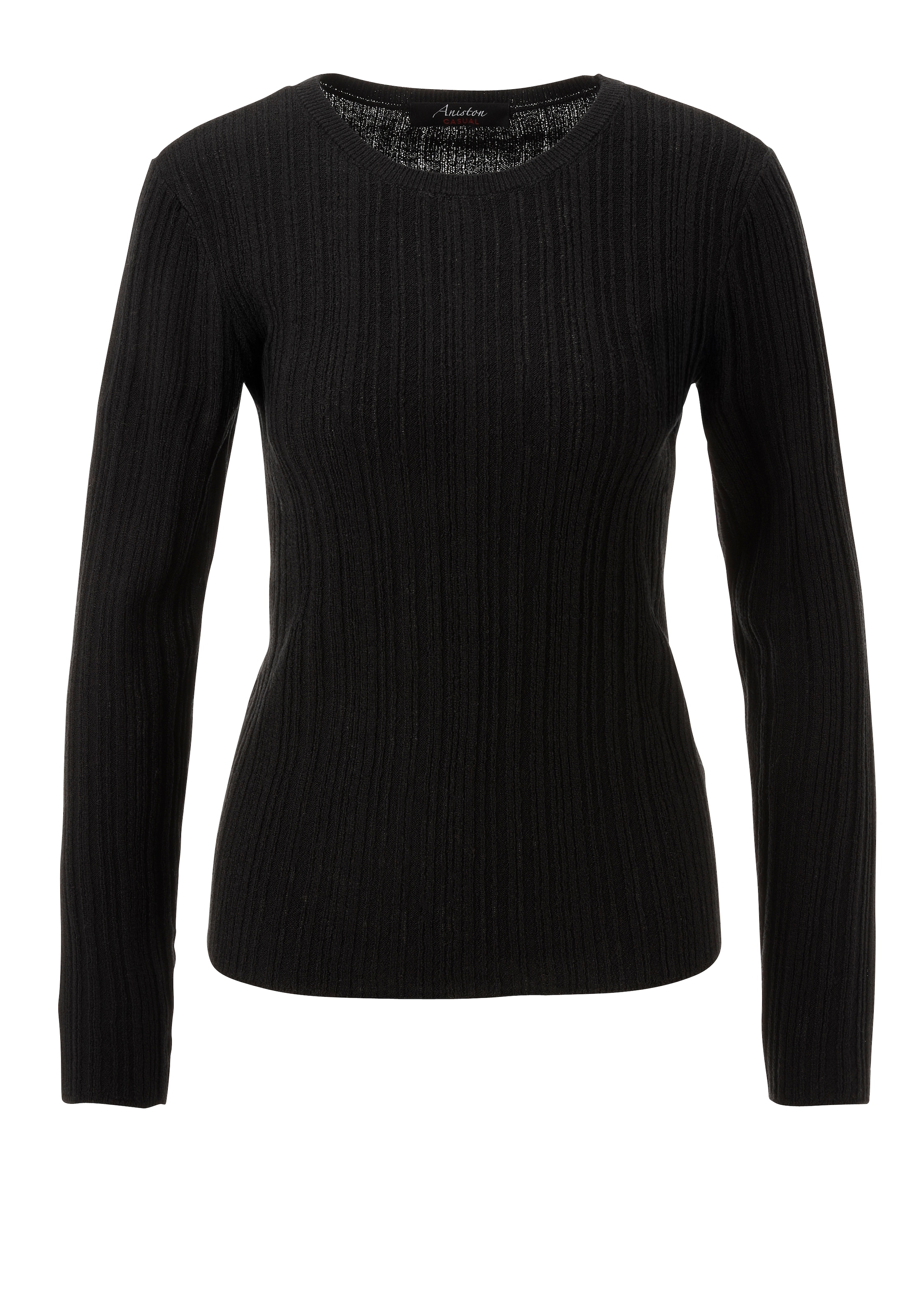 Aniston CASUAL Strickpullover, im Ripp-Muster-Mix - NEUE KOLLEKTION