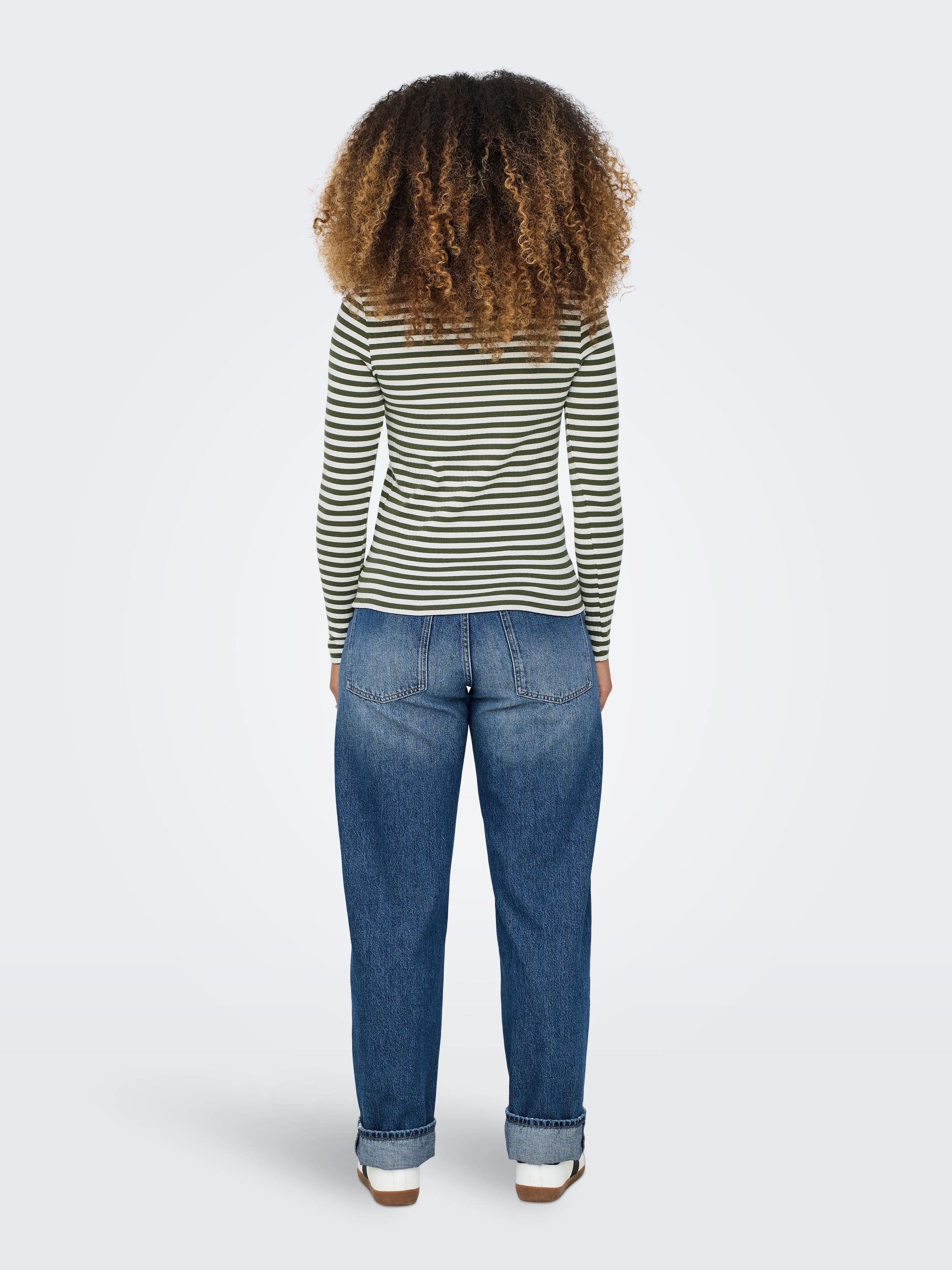 ONLY Langarmshirt »ONLAIDA L/S STRIPED TOP JRS«