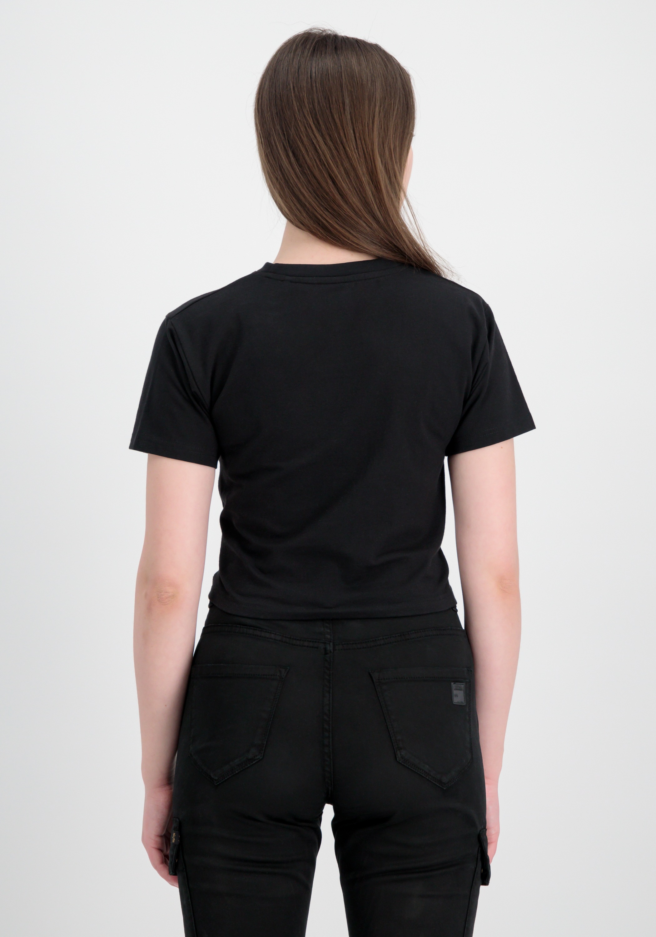 Alpha Industries Muscleshirt »Alpha Industries Women - T-Shirts Knotted Crop T-Shirt Women«