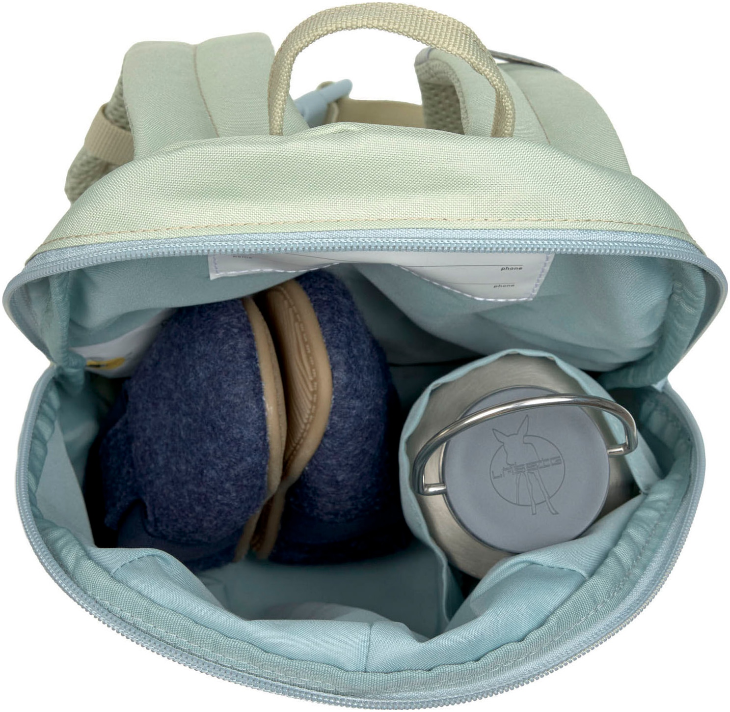 LÄSSIG Kinderrucksack »Tiny Backpack Outdoor Cloud light khaki«