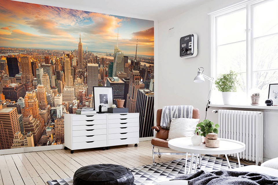 Papermoon Fototapete »Manhattan Midtown« glatt günstig online kaufen