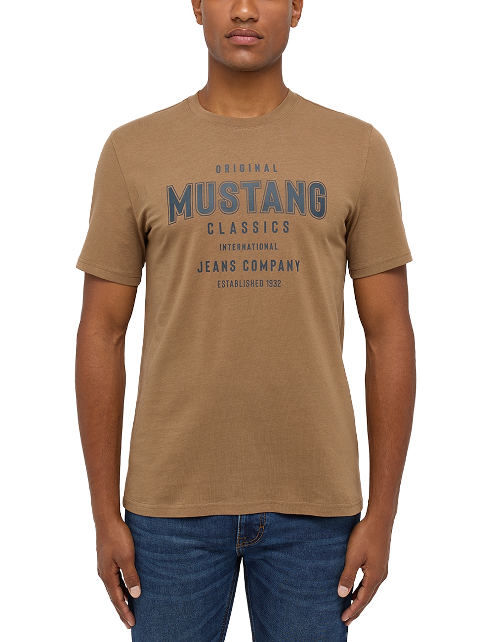 MUSTANG Kurzarmshirt »Mustang T-Shirt bei online Print-Shirt«