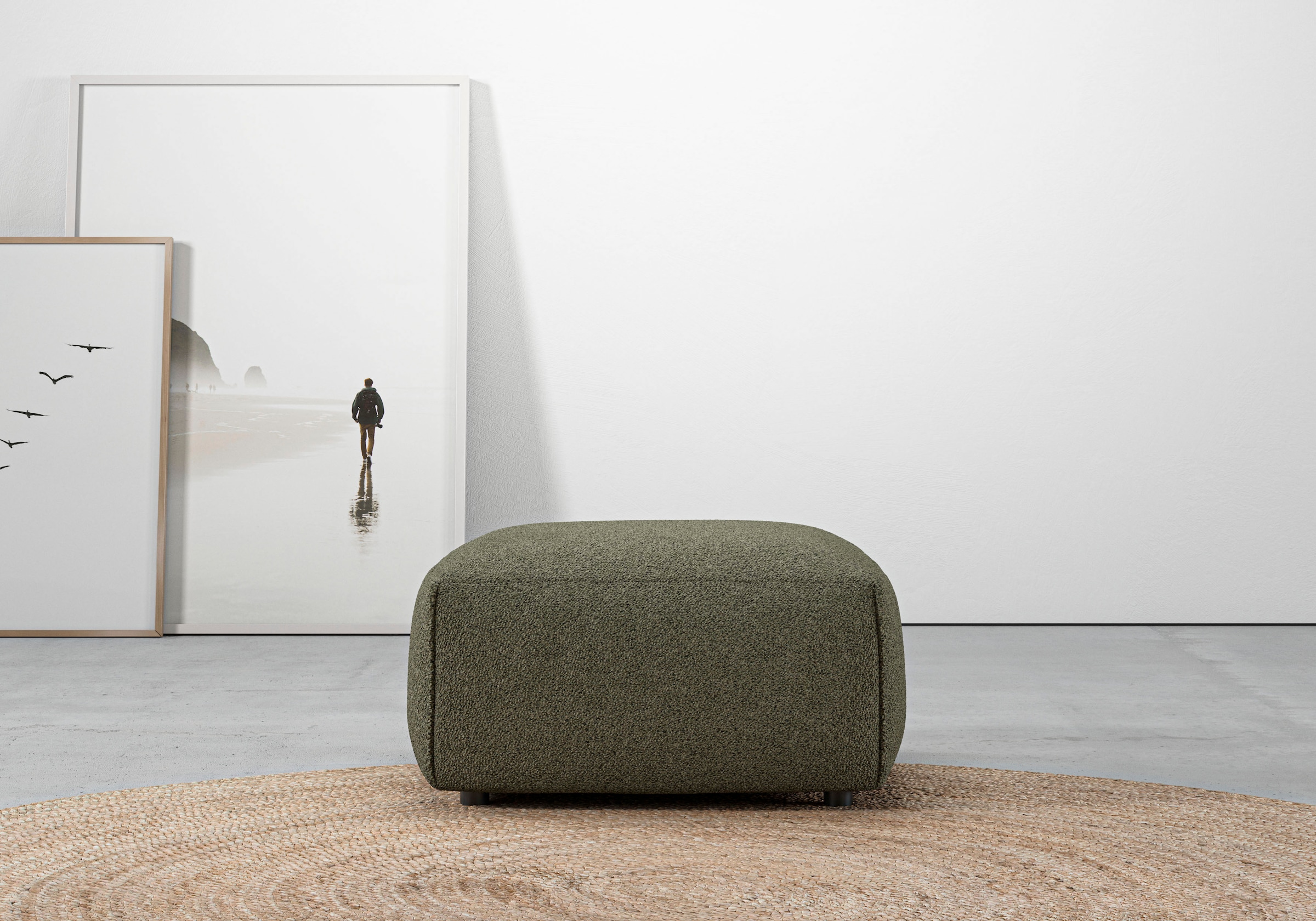 Home affaire Hocker »Glimminge auch in Breitcord, Feincord und Easy care-Be günstig online kaufen