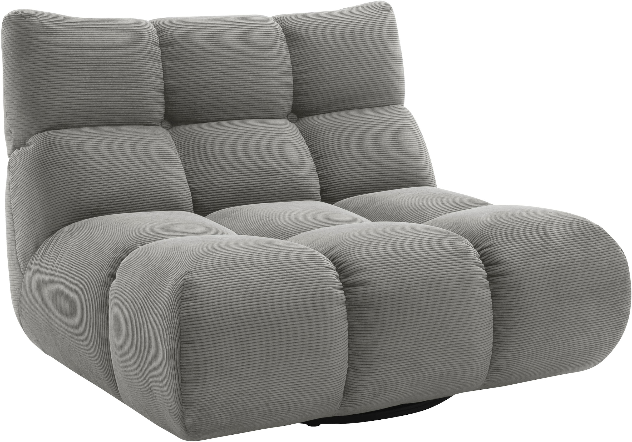 Home affaire 1,5-Sitzer »Graceland, 360° drehbarer Sessel, Breite 107cm« mit eleganter Steppung, Rundumbezug & weicher Polsterung