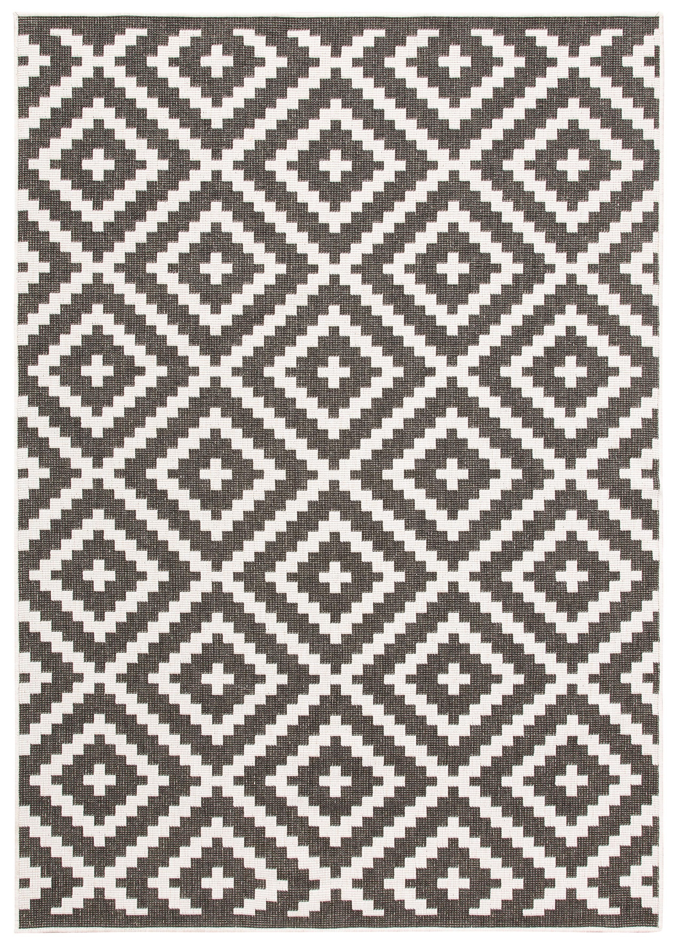 Bild von my home Teppich »Ronda Wendeteppich«, rechteckig, Sisal-Optik, Flachgewebe, In- und Outdoor, geometrisches Boho Design