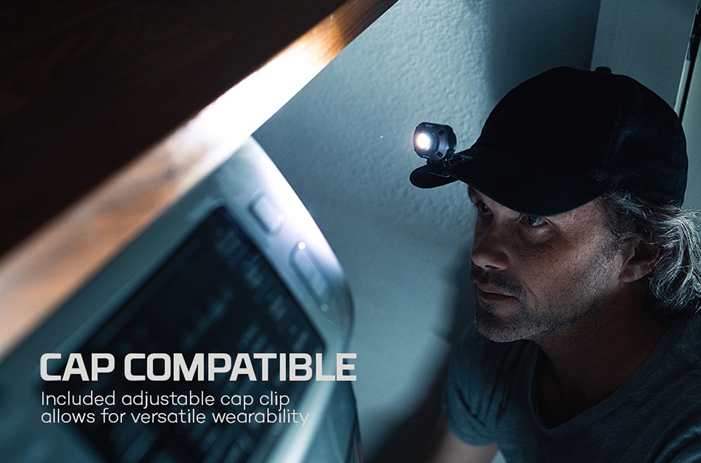 NEBO LED Stirnlampe »Nebo MYCRO 250 (2 pack)« Set, 2x Stirnlampe inkl. Ladekabel, Strinband, 5 Stk. tlg.